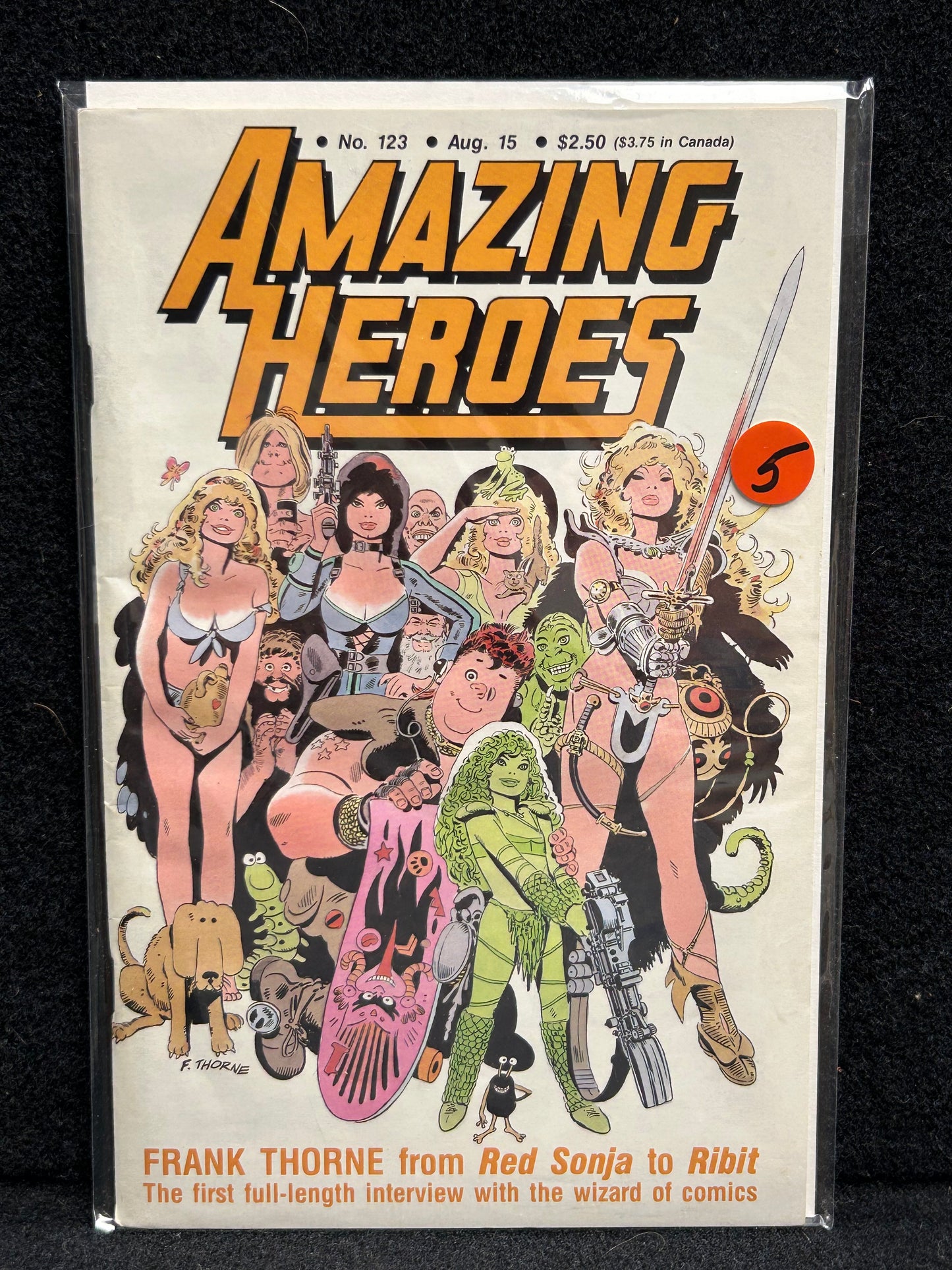 Amazing Heroes #123 (Frank Thorne Interview)