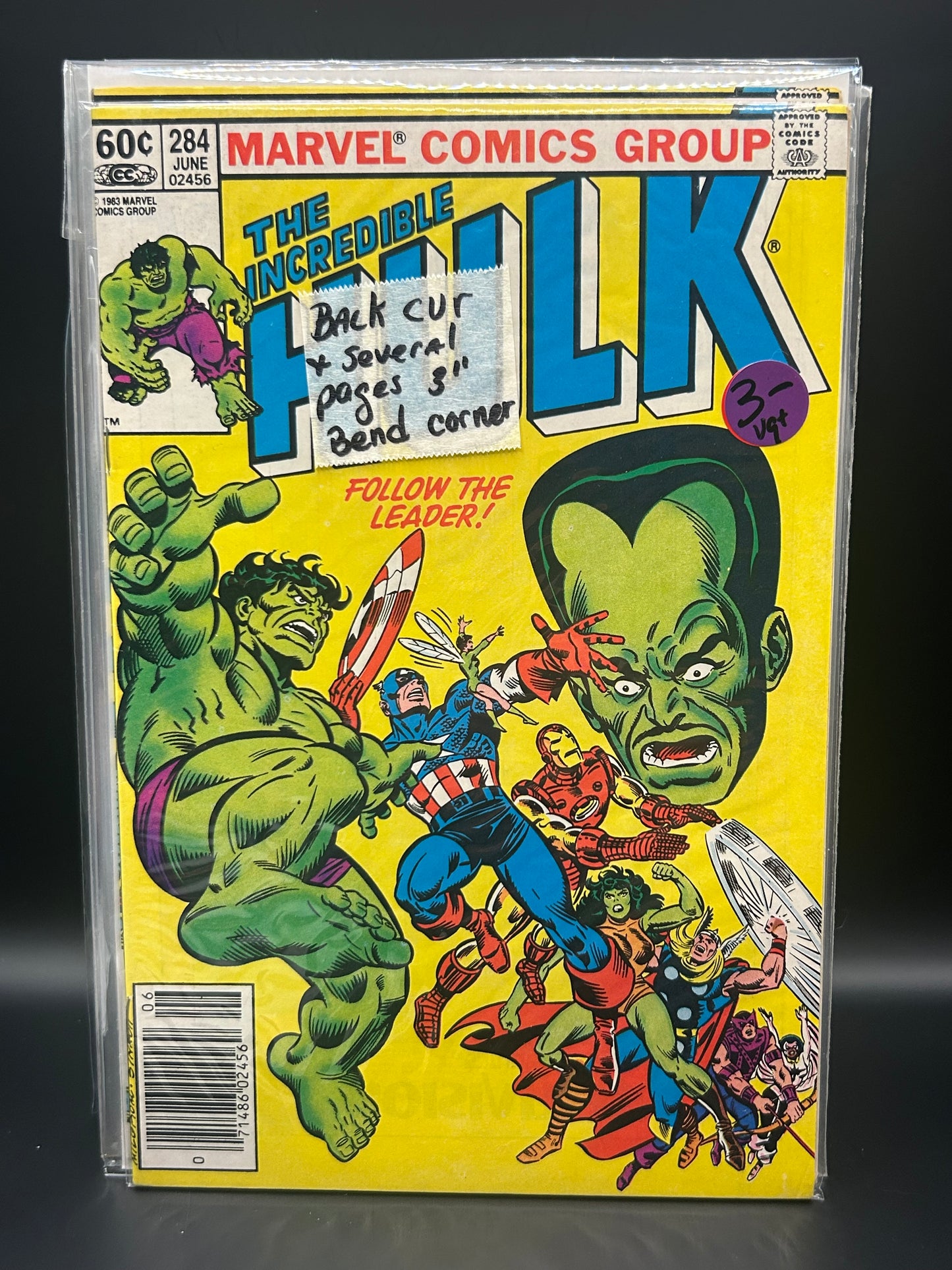 #284N Incredible Hulk (1962 Marvel 1st Series)