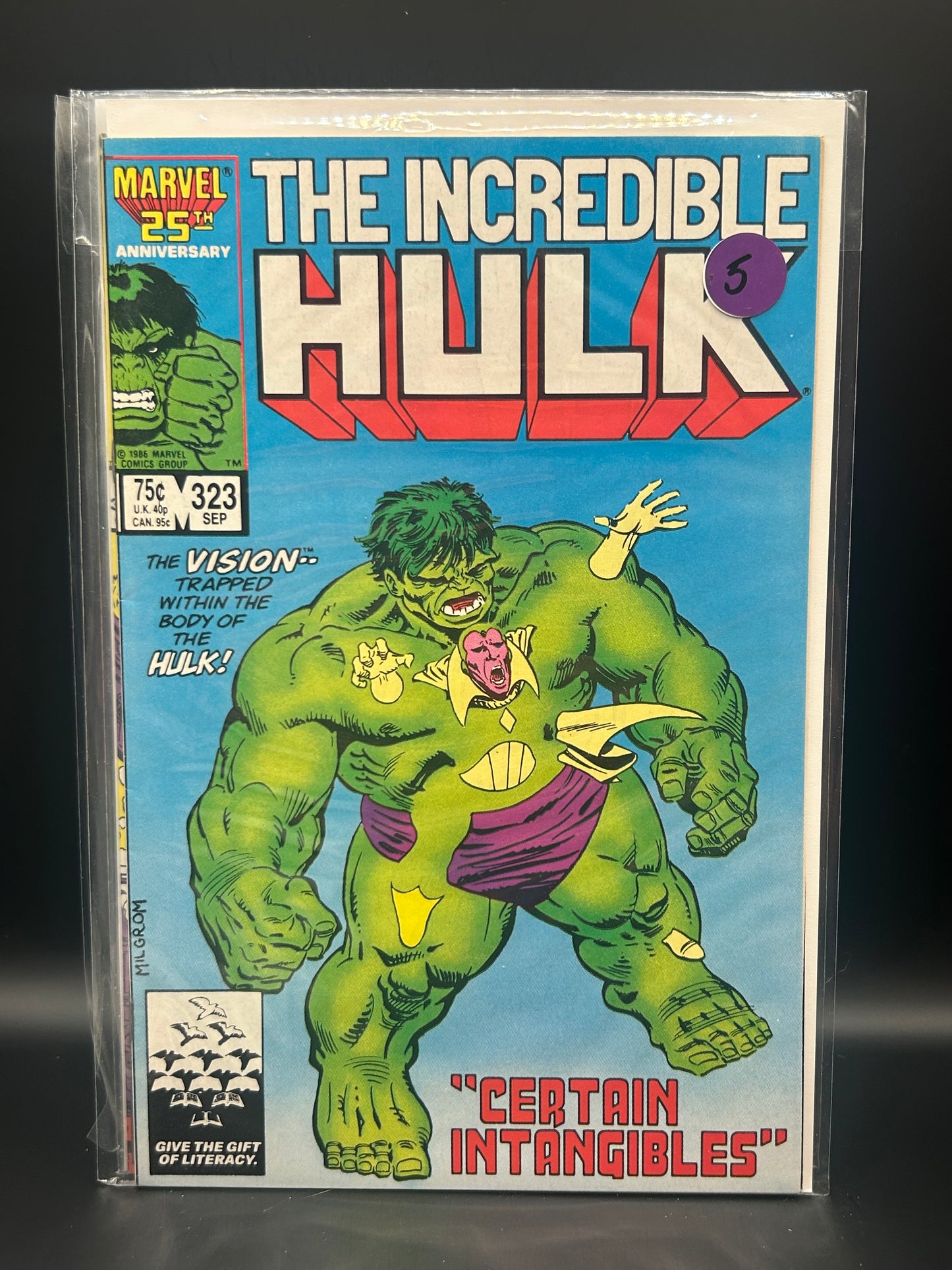 #323D Incredible Hulk (1962 Marvel 1st Series)