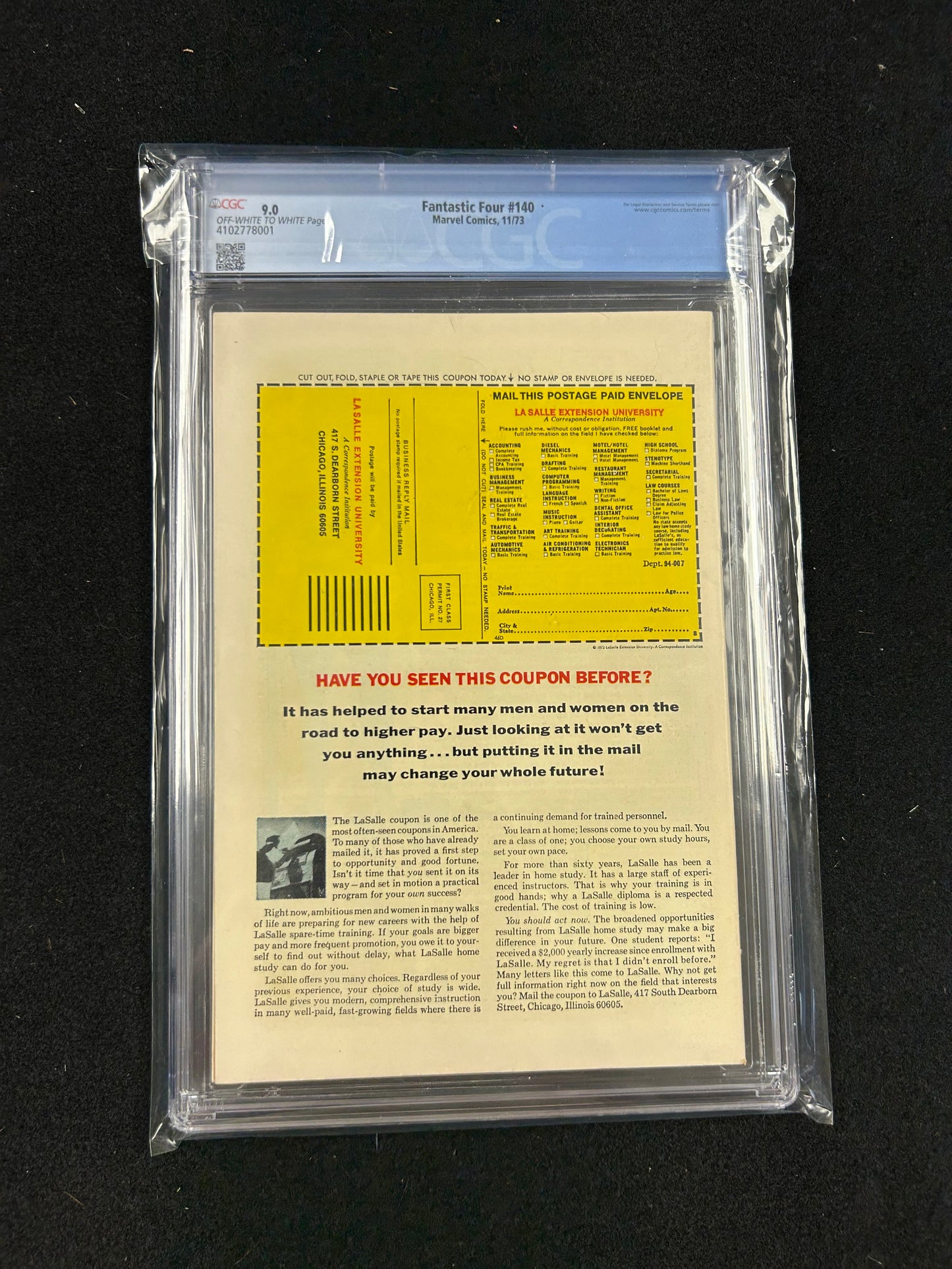 Fantastic Four #140 - CGC 9.0