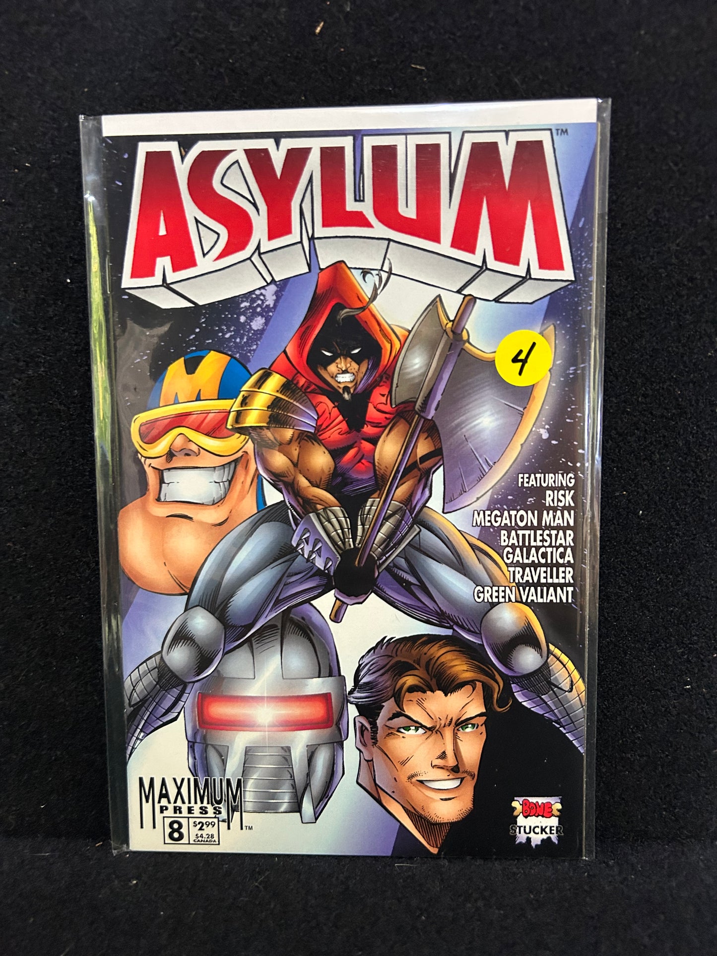Asylum #8 - Featuring Risk (Maximum Press 1996)