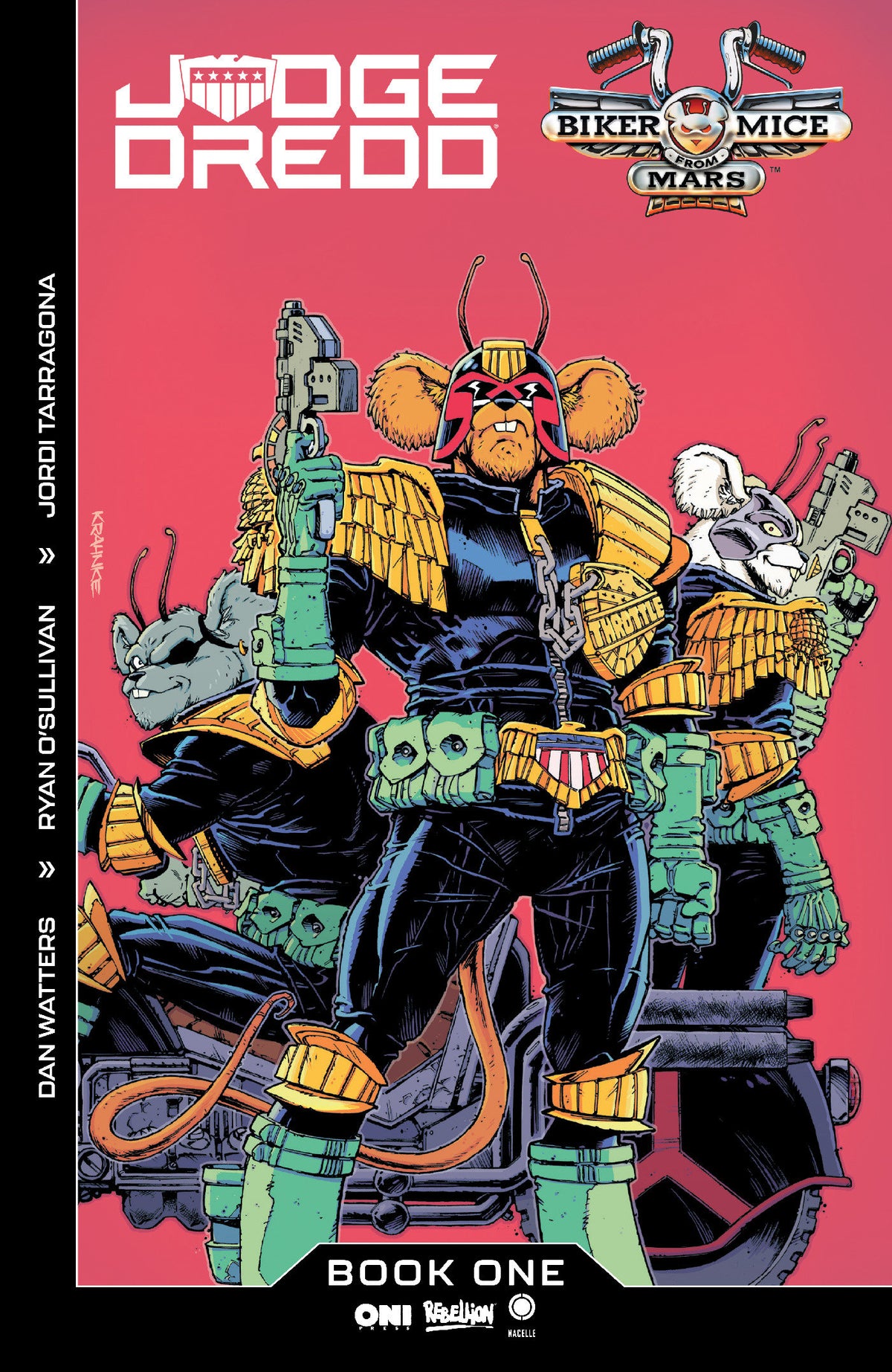 Judge Dredd/Biker Mice from Mars #1 Cover C Andrew Krahnke Var (Pre-Order by 10/26/26 | Est. In-Store: 12/02/26 | Ships after release)