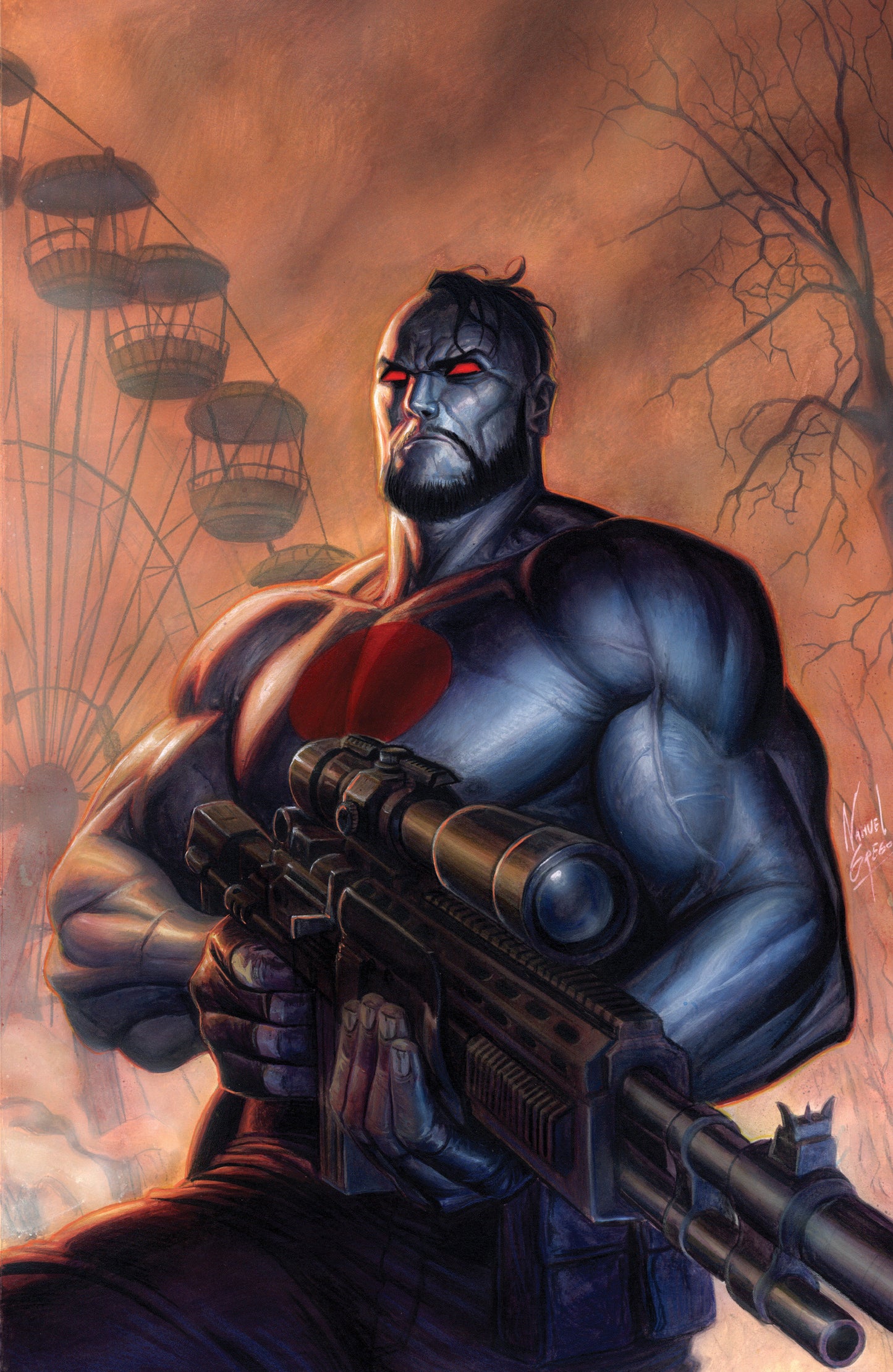 Valiant Beyond: Bloodshot #5--Man Made Hell #2 Variant C (Grego Full Art) (Pre-Order by 06/29/26 | Est. In-Store: 08/05/26 | Ships after release)