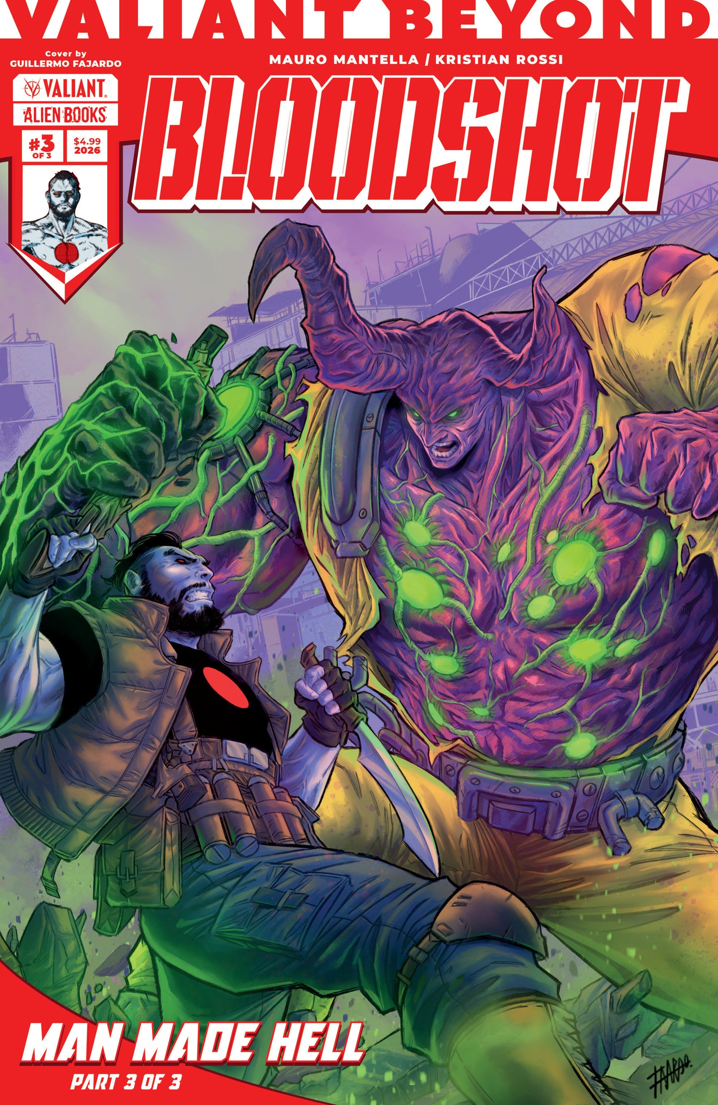 Valiant Beyond: Bloodshot #6--Man Made Hell #3 Cover A (Fajardo) (Pre-Order by 09/28/26 | Est. In-Store: 11/04/26 | Ships after release)