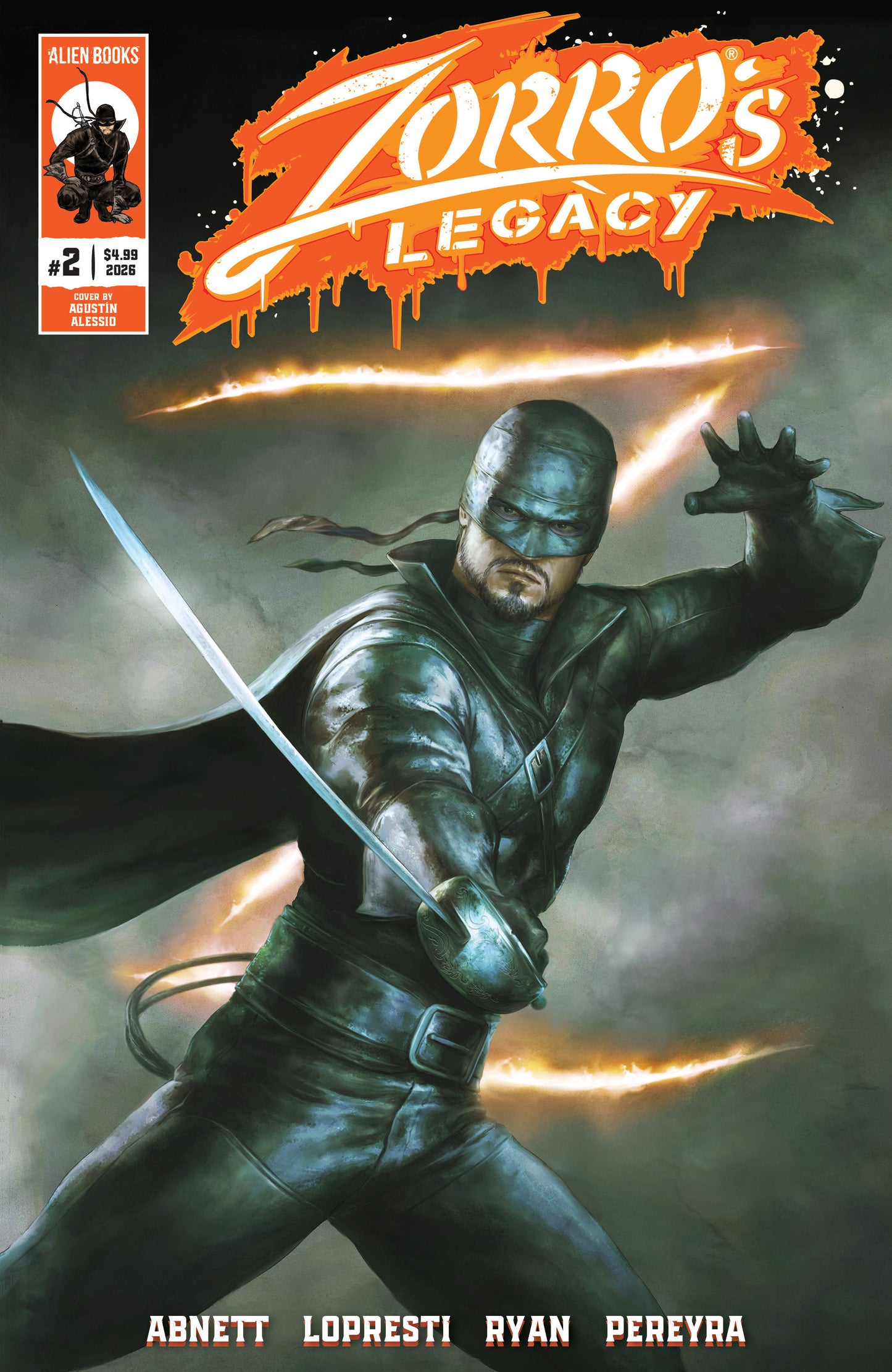 Zorro's Legacy #2 Variant C (Alessio) (Pre-Order by 07/13/26 | Est. In-Store: 08/19/26 | Ships after release)