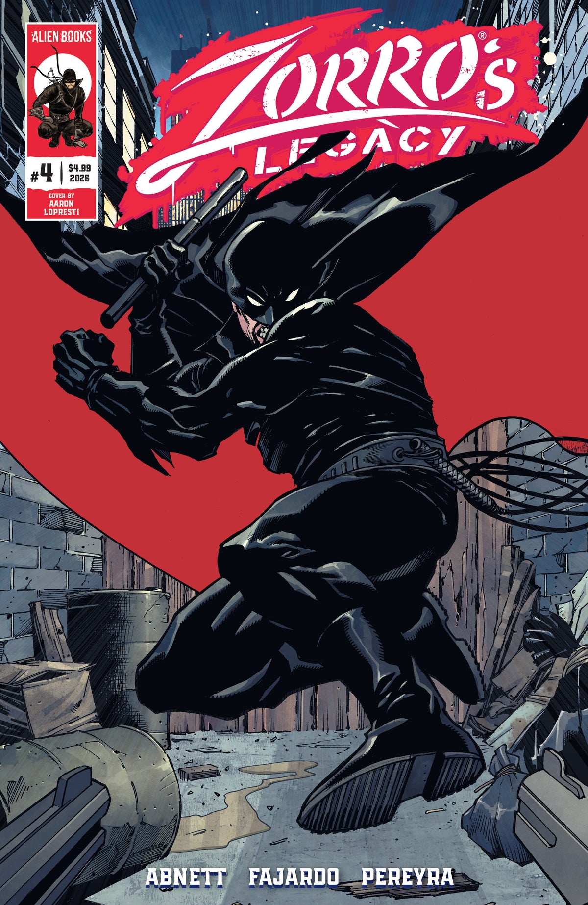 Zorro's Legacy #4 Cover A (Lopresti) (Pre-Order by 10/12/26 | Est. In-Store: 11/18/26 | Ships after release)