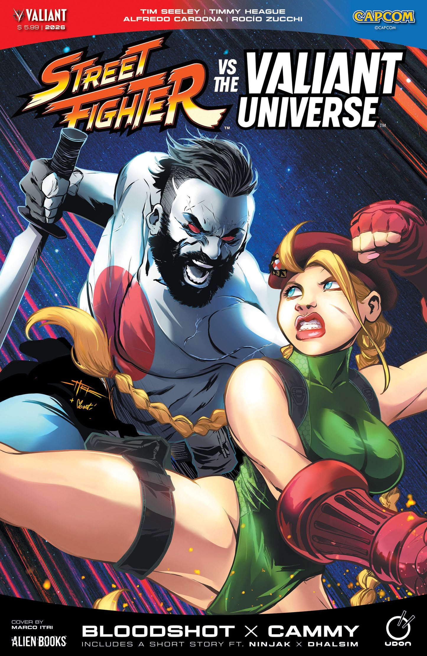 Street Fighter Vs. The Valiant Universe Special Variant C (Itri) (Pre-Order by 06/22/26 | Est. In-Store: 07/29/26 | Ships after release)