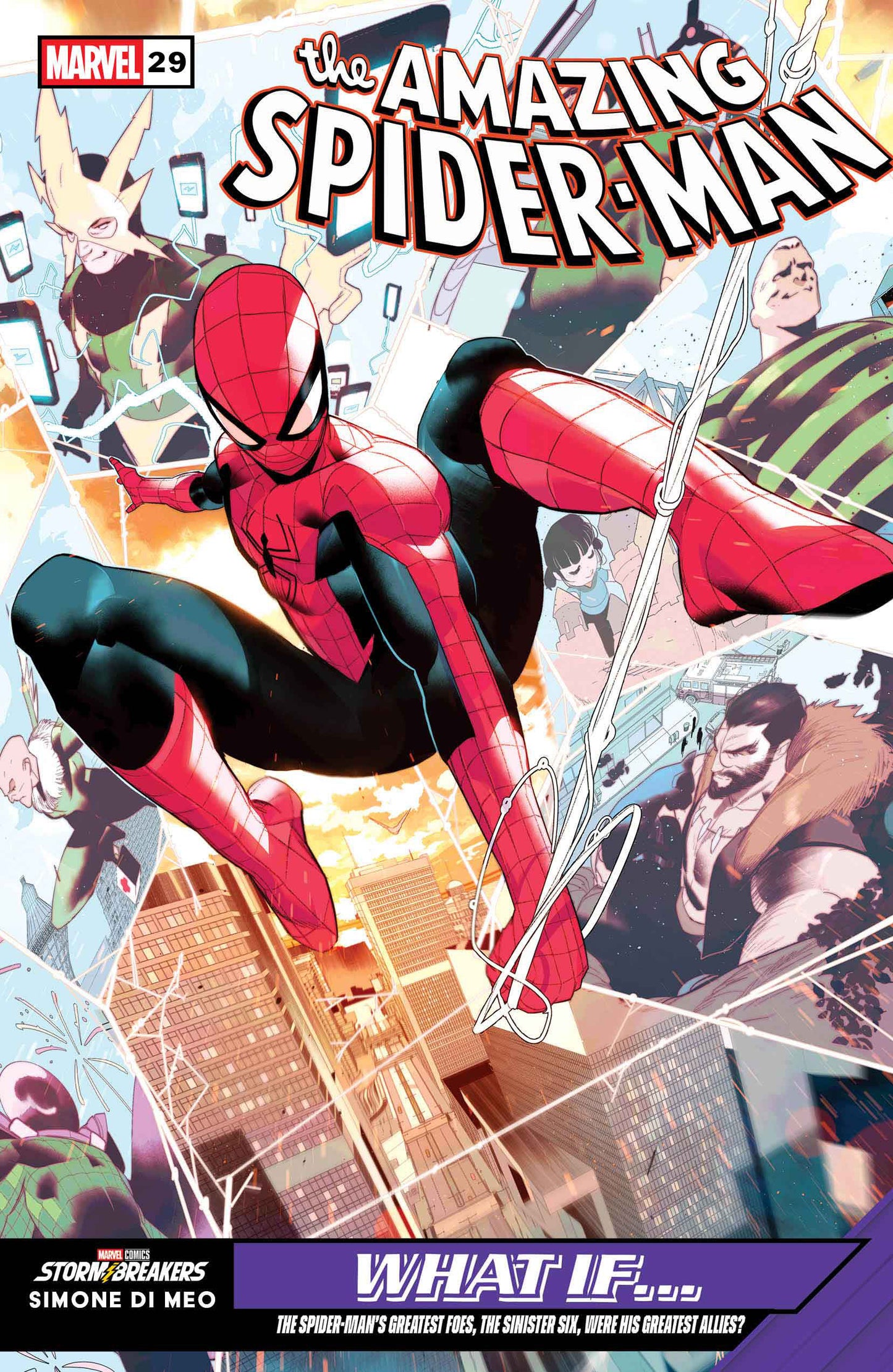 AMAZING SPIDER-MAN #29 SIMONE DI MEO WHAT IF...? VARIANT (Order By 04/20/26) (Estimated In Store By 05/20/26)