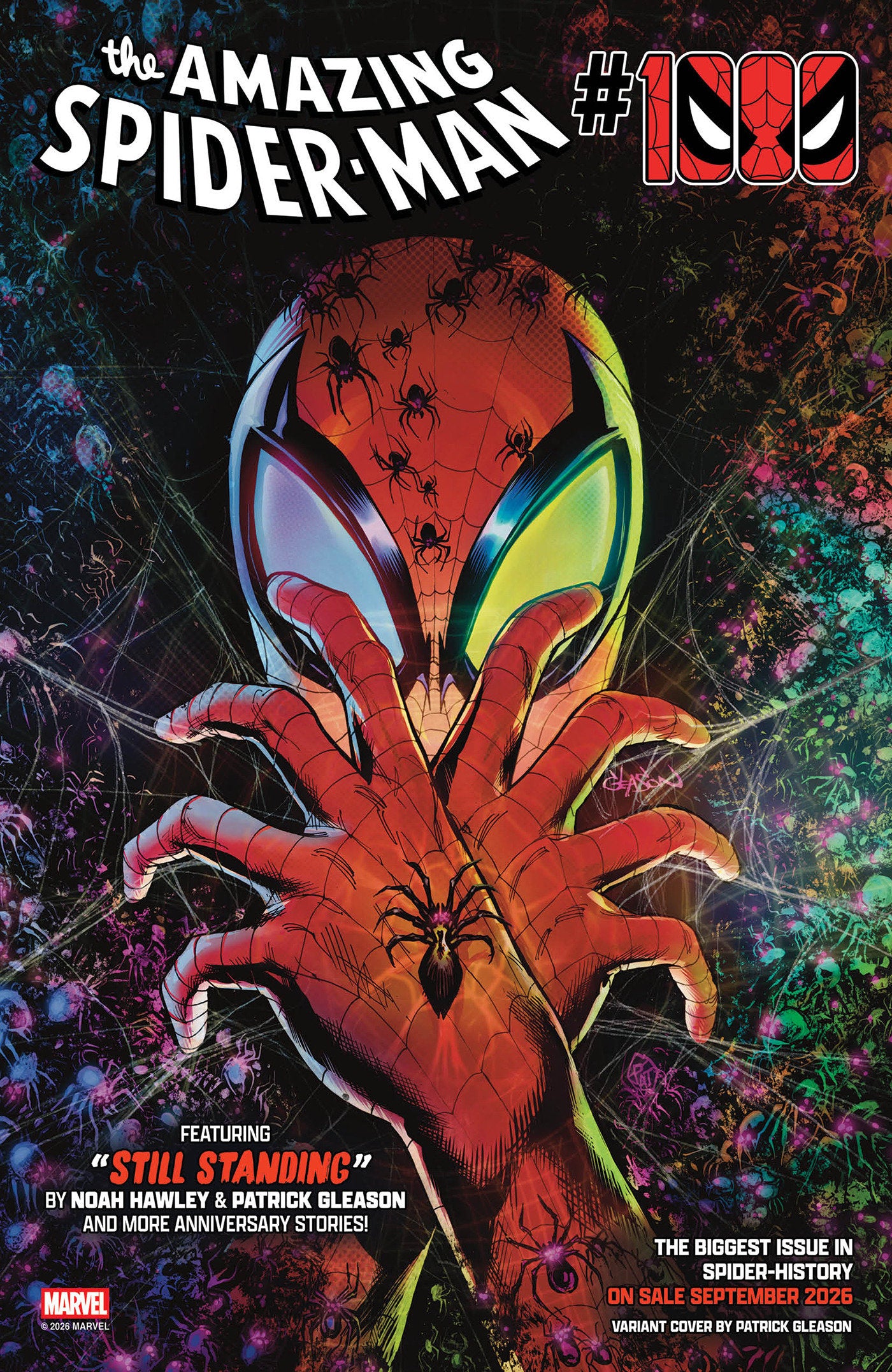 AMAZING SPIDER-MAN #1000 PATRICK GLEASON WEB-HEAD VARIANT (Pre-Order by 07/06/26 | Est. In-Store: 09/16/26 | Ships after release)