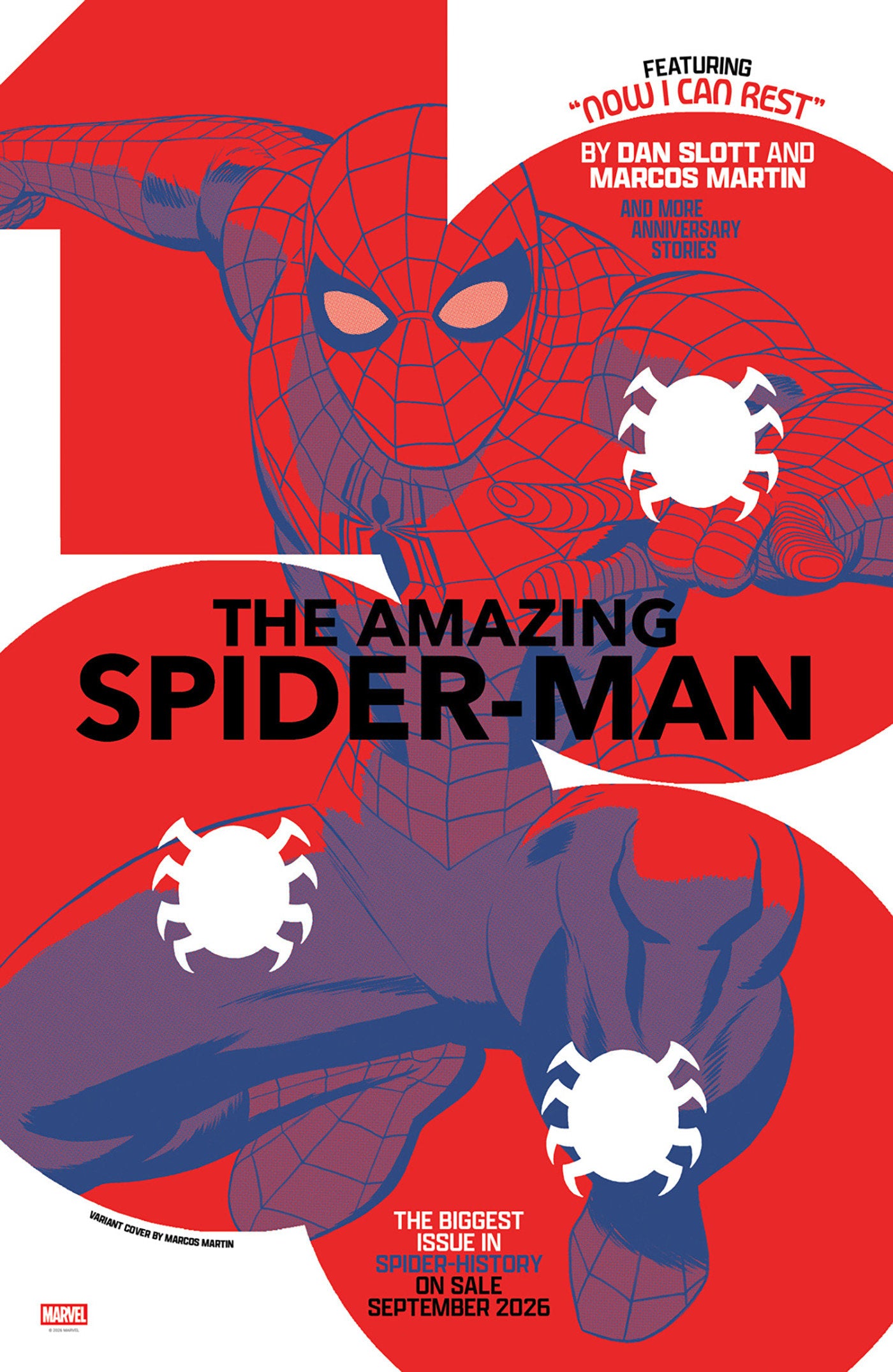 AMAZING SPIDER-MAN #1000 MARCOS MARTIN VARIANT (Pre-Order by 07/06/26 | Est. In-Store: 09/16/26 | Ships after release)