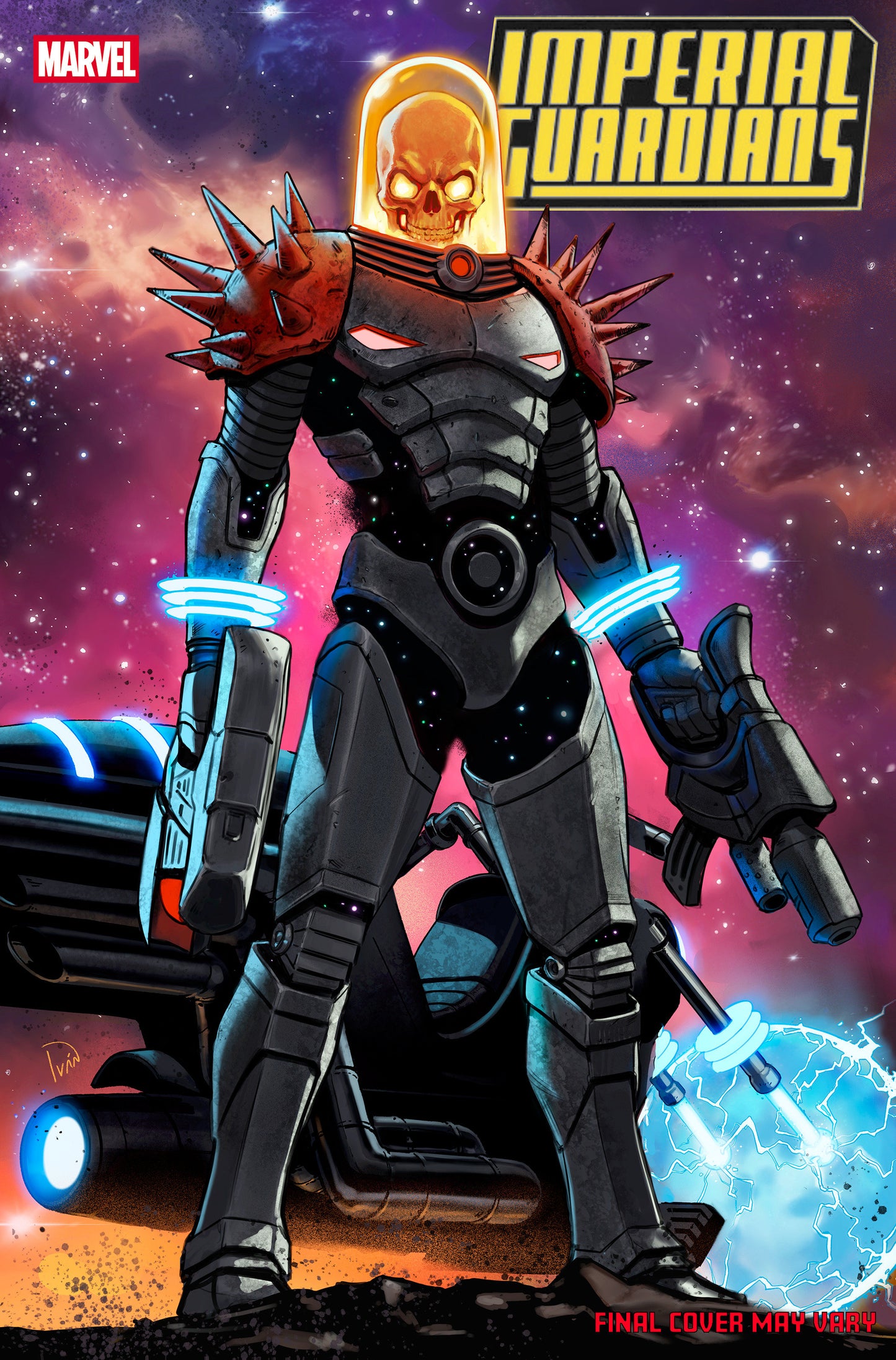 IMPERIAL GUARDIANS #1 IVAN TALAVERA COSMIC GHOST RIDER VARIANT (Order By 02/09/26) (Estimated In Store By 03/11/26)