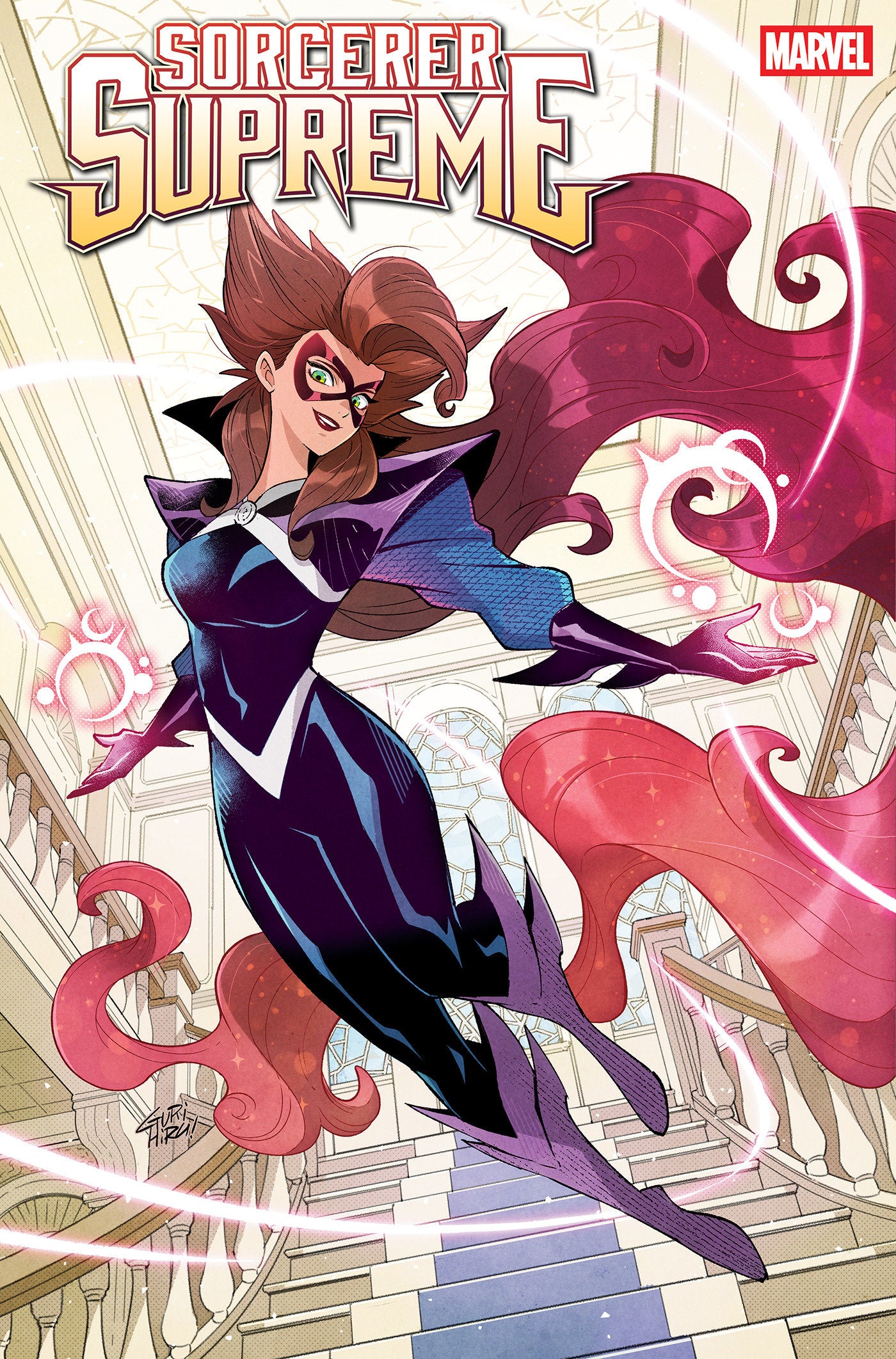 SORCERER SUPREME #8 GURIHIRU HELLFIRE COSTUME SWAP VARIANT (Order By 06/08/26) (Estimated In Store By 07/08/26) (THIS ITEM IS A PRE-ORDER AND YOU WILL NOT RECEIVE IT UNTIL AFTER THE IN STORE DATE)