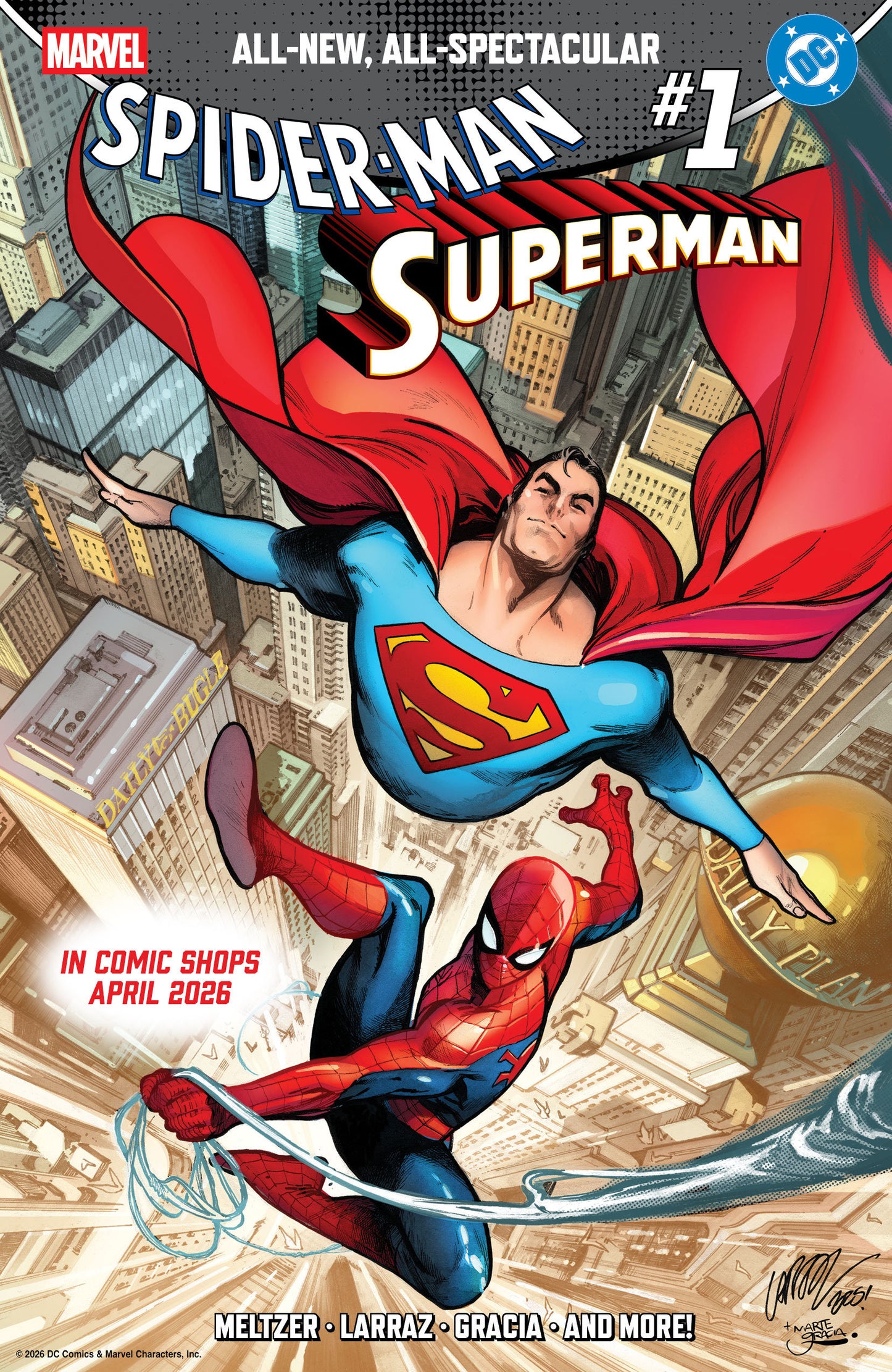 MARVEL/DC: SPIDER-MAN/SUPERMAN #1 (Order By 03/02/26) (Estimated In Store By 04/15/26)
