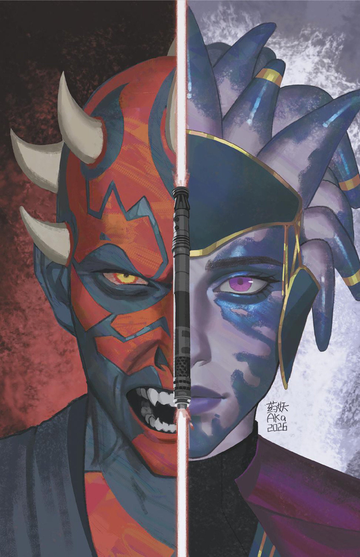 STAR WARS: SHADOW OF MAUL #5 AKA HEADSHOT VIRGIN VARIANT (Order By 06/08/26) (Estimated In Store By 07/08/26) (THIS ITEM IS A PRE-ORDER AND YOU WILL NOT RECEIVE IT UNTIL AFTER THE IN STORE DATE)