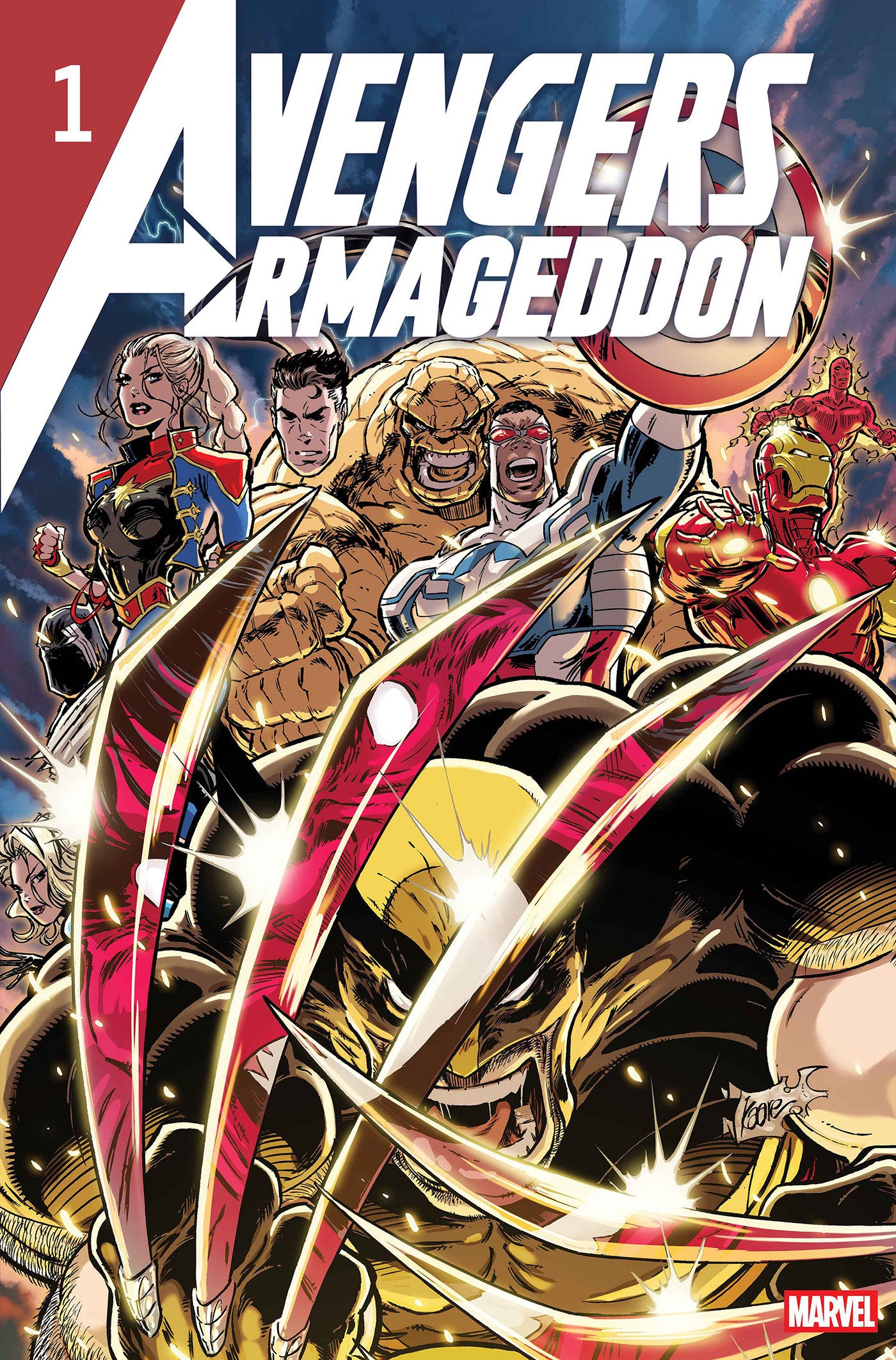 AVENGERS: ARMAGEDDON #1 KAARE ANDREWS 2ND PRINTING VARIANT (Pre-Order by 06/29/26 | Est. In-Store: 08/05/26 | Ships after release)