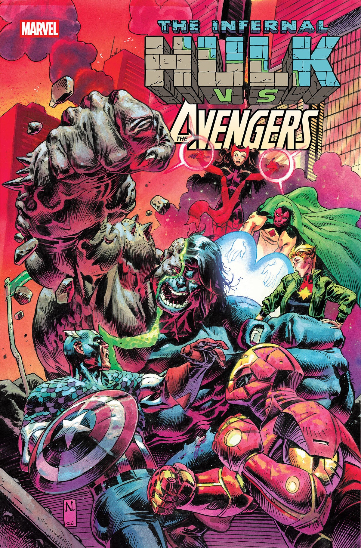 INFERNAL HULK VS. AVENGERS #1 COVER A (Pre-Order by 10/26/26 | Est. In-Store: 12/02/26 | Ships after release)
