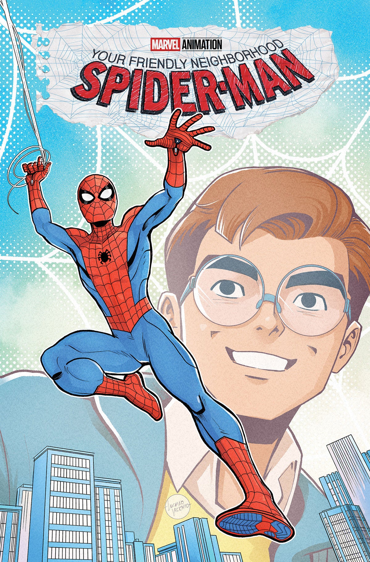 YOUR FRIENDLY NEIGHBORHOOD SPIDER-MAN #1 COVER B LUCIANO VECCHIO VARIANT (Pre-Order by 11/02/26 | Est. In-Store: 12/09/26 | Ships after release)