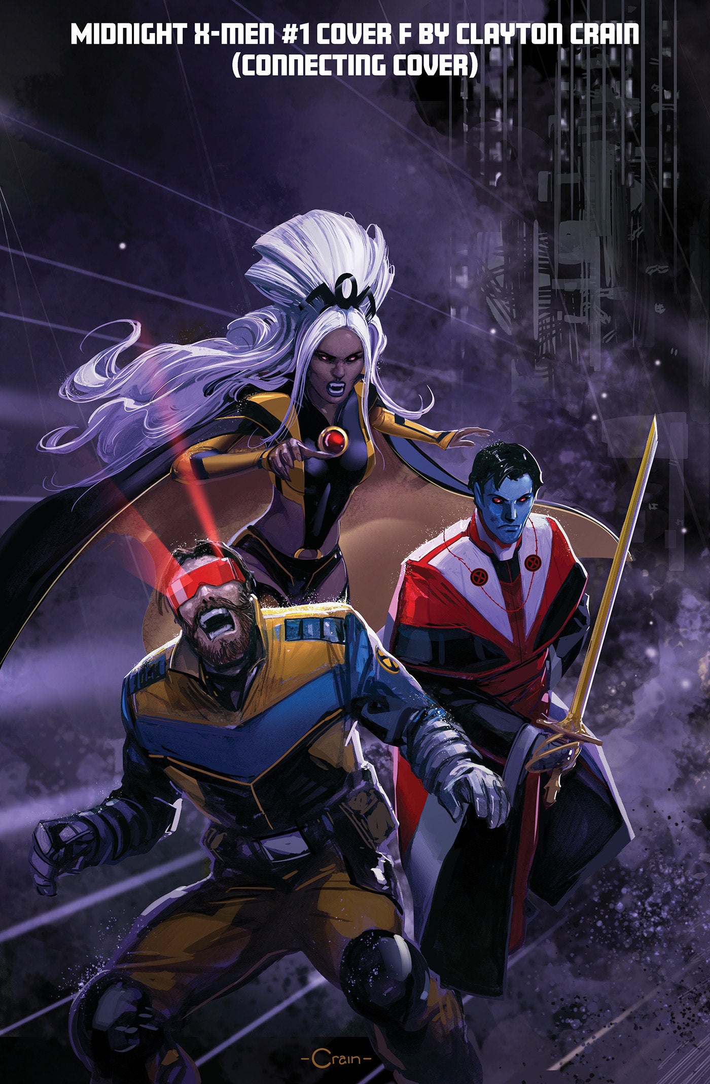 MIDNIGHT X-MEN #1 COVER F CLAYTON CRAIN 3-PART CONNECTING VARIANT (Pre-Order by 08/31/26 | Est. In-Store: 10/07/26 | Ships after release)