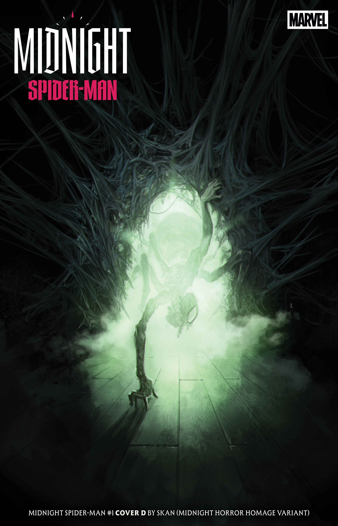 MIDNIGHT SPIDER-MAN #1 COVER D SKAN MIDNIGHT HORROR HOMAGE VARIANT (Pre-Order by 08/31/26 | Est. In-Store: 10/07/26 | Ships after release)