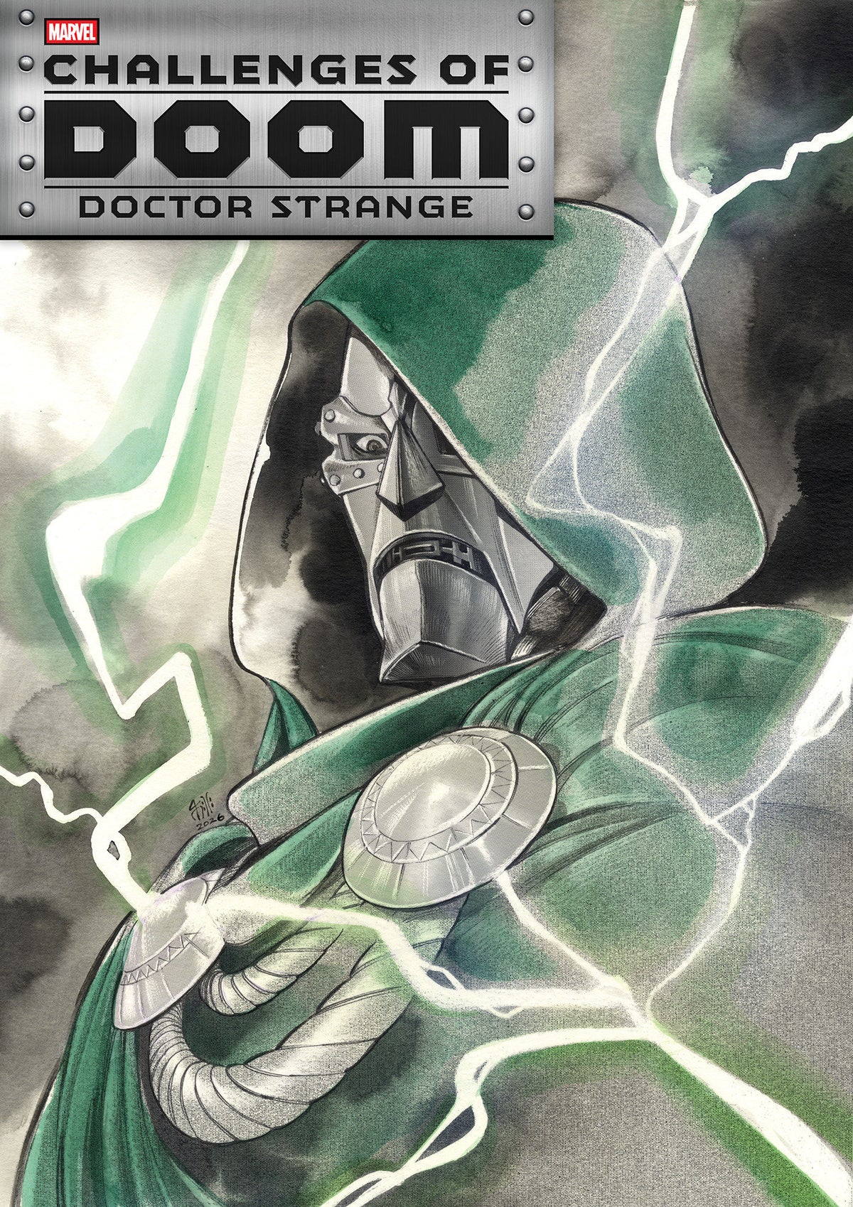 CHALLENGES OF DOOM: DOCTOR STRANGE #1 PEACH MOMOKO MOMO-TONE VARIANT (Pre-Order by 10/05/26 | Est. In-Store: 11/04/26 | Ships after release)