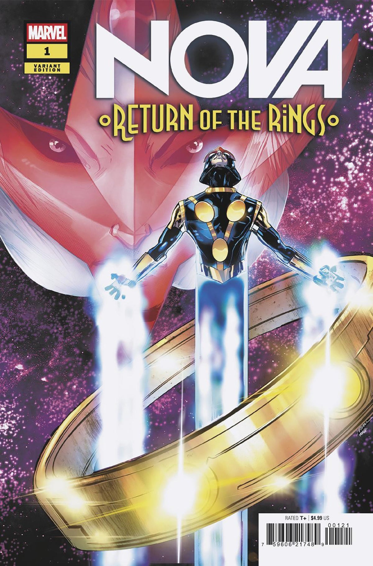 NOVA: RETURN OF THE RINGS #1 PHIL JIMENEZ VARIANT (Pre-Order by 09/14/26 | Est. In-Store: 10/14/26 | Ships after release)