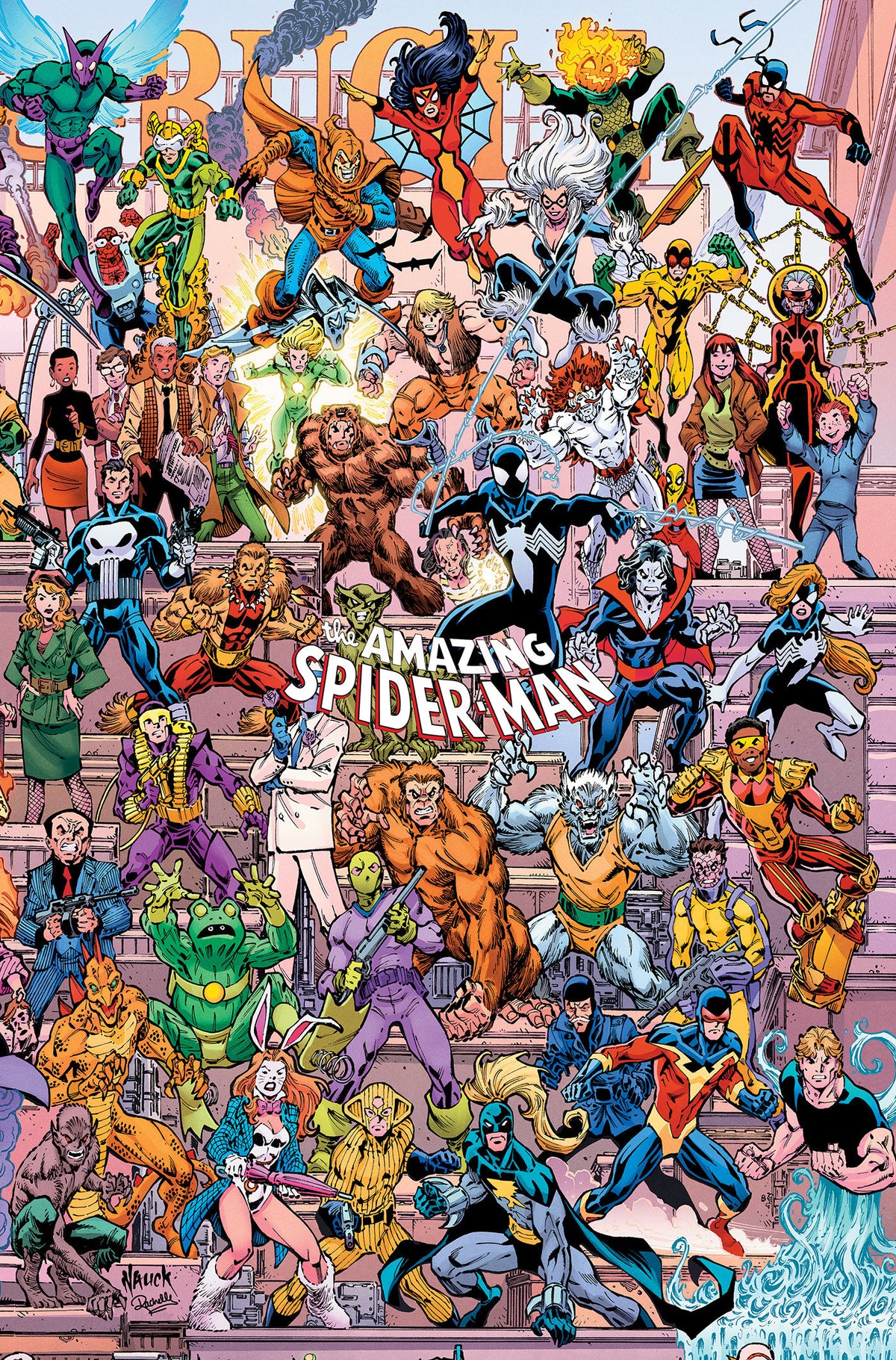 AMAZING SPIDER-MAN #1001 TODD NAUCK 4-PART CONNECTING LEGACY VARIANT (Pre-Order by 09/14/26 | Est. In-Store: 10/14/26 | Ships after release)