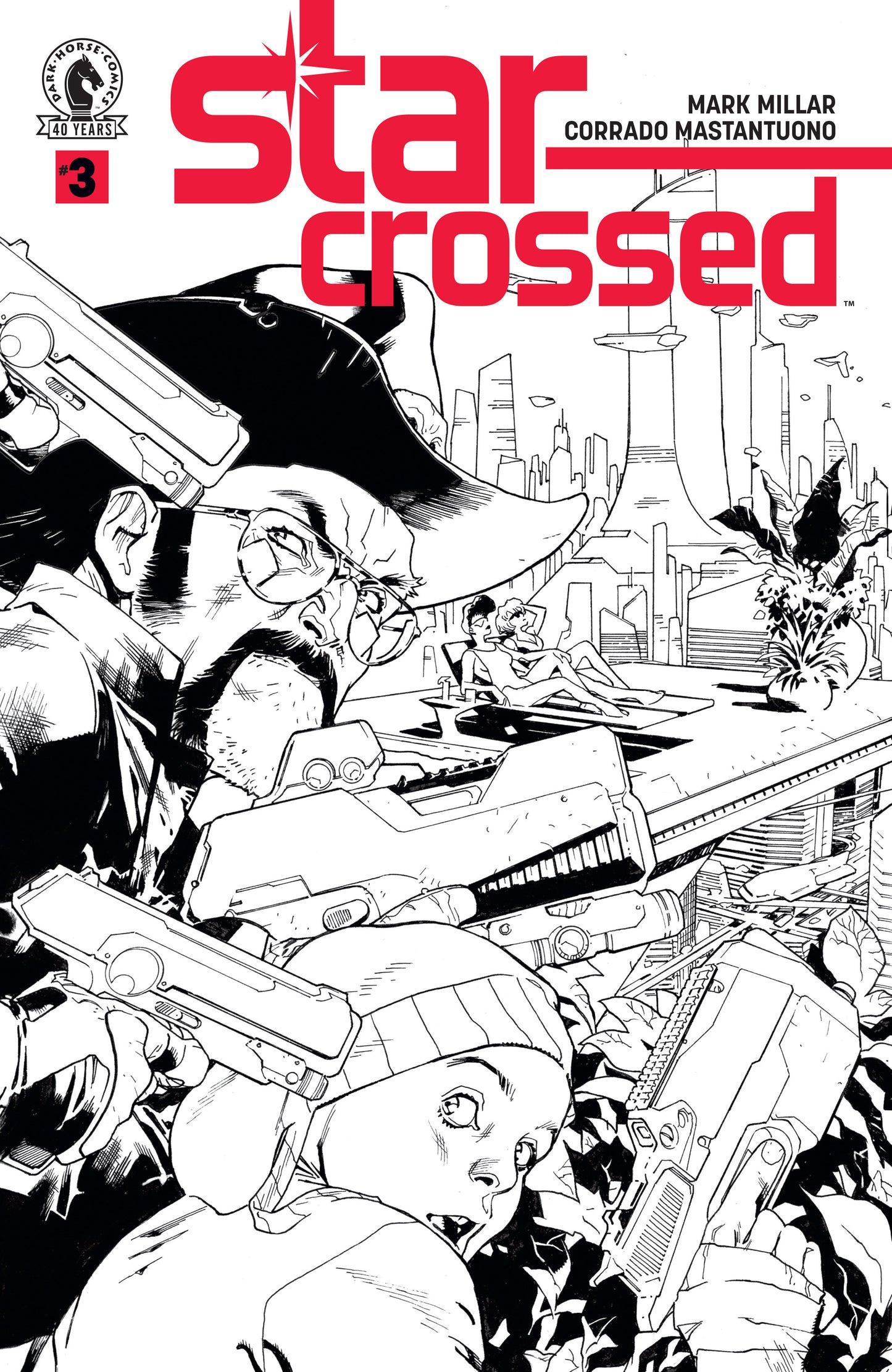 Star-Crossed #3 (CVR B) (B&W) (Stuart Immonen) (Pre-Order by 08/31/26 | Est. In-Store: 10/14/26 | Ships after release)