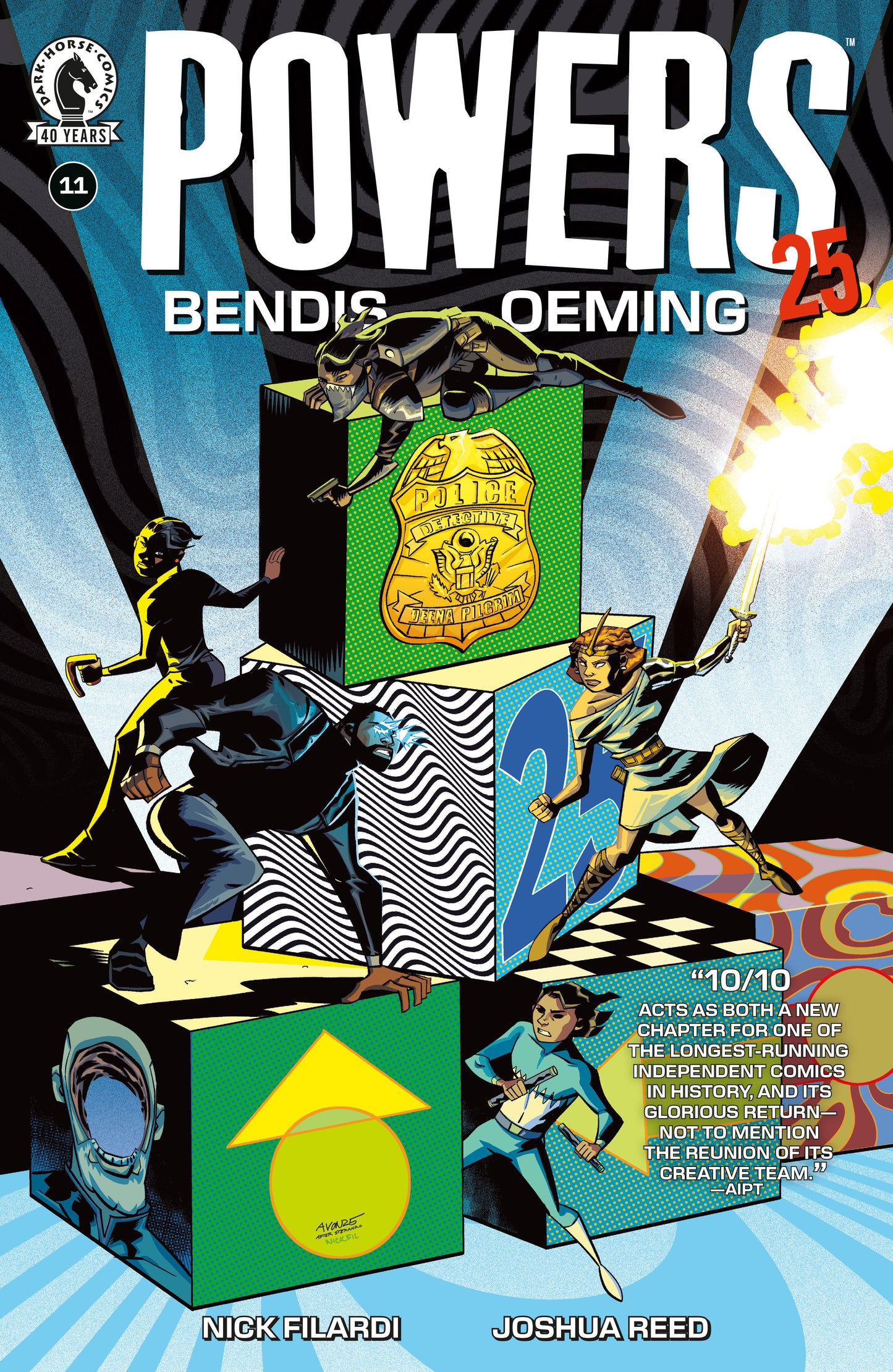 Powers 25 #11 (CVR A) (Michael Avon Oeming) (Pre-Order by 06/29/26 | Est. In-Store: 07/22/26 | Ships after release)