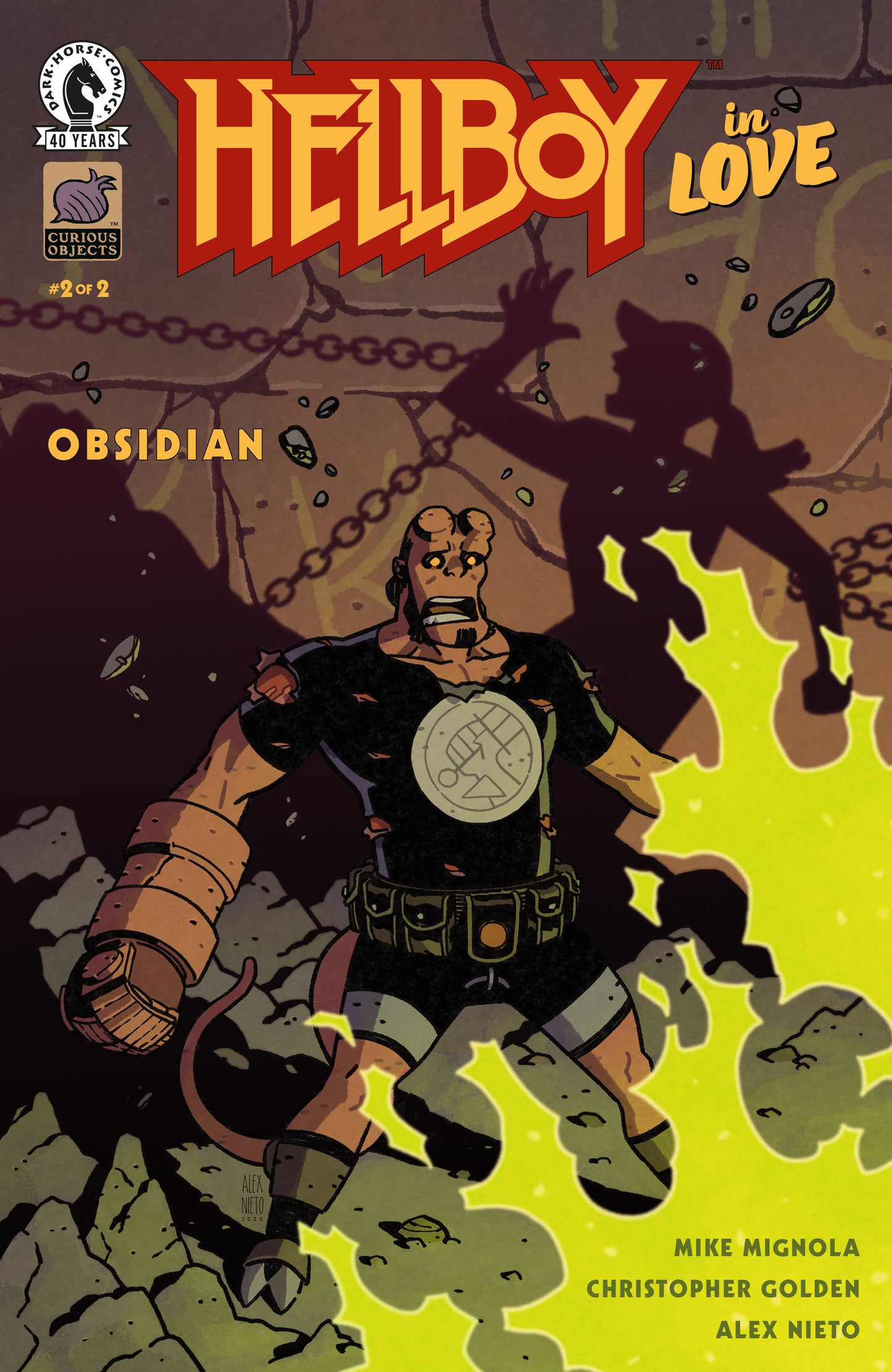 Hellboy in Love: Obsidian #2 (CVR A) (Alex Nieto) (Pre-Order by 06/22/26 | Est. In-Store: 07/29/26 | Ships after release)