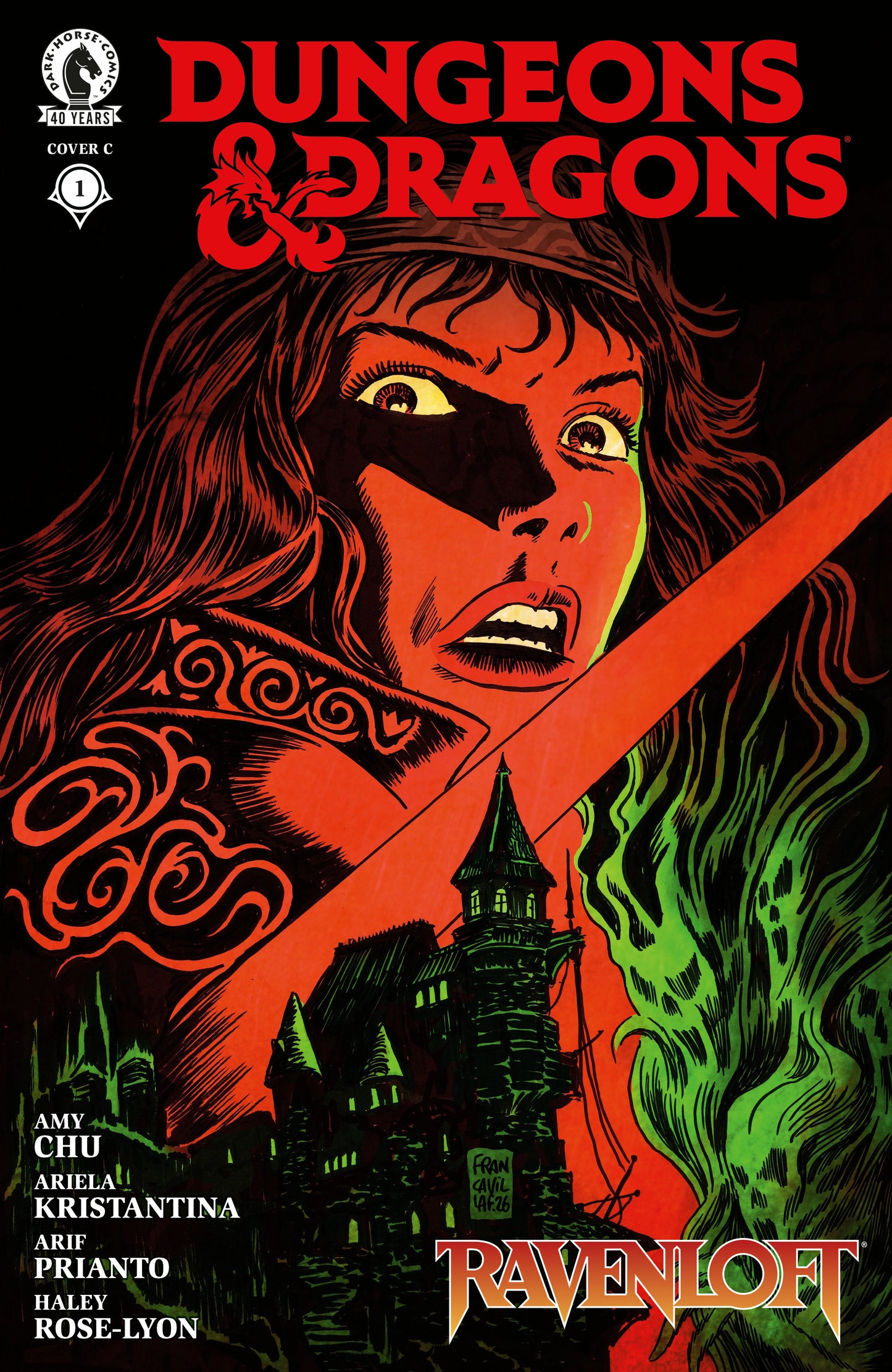 Dungeons & Dragons: Ravenloft #1 (CVR C) (Francesco Francavilla) (Pre-Order by 07/13/26 | Est. In-Store: 08/19/26 | Ships after release)
