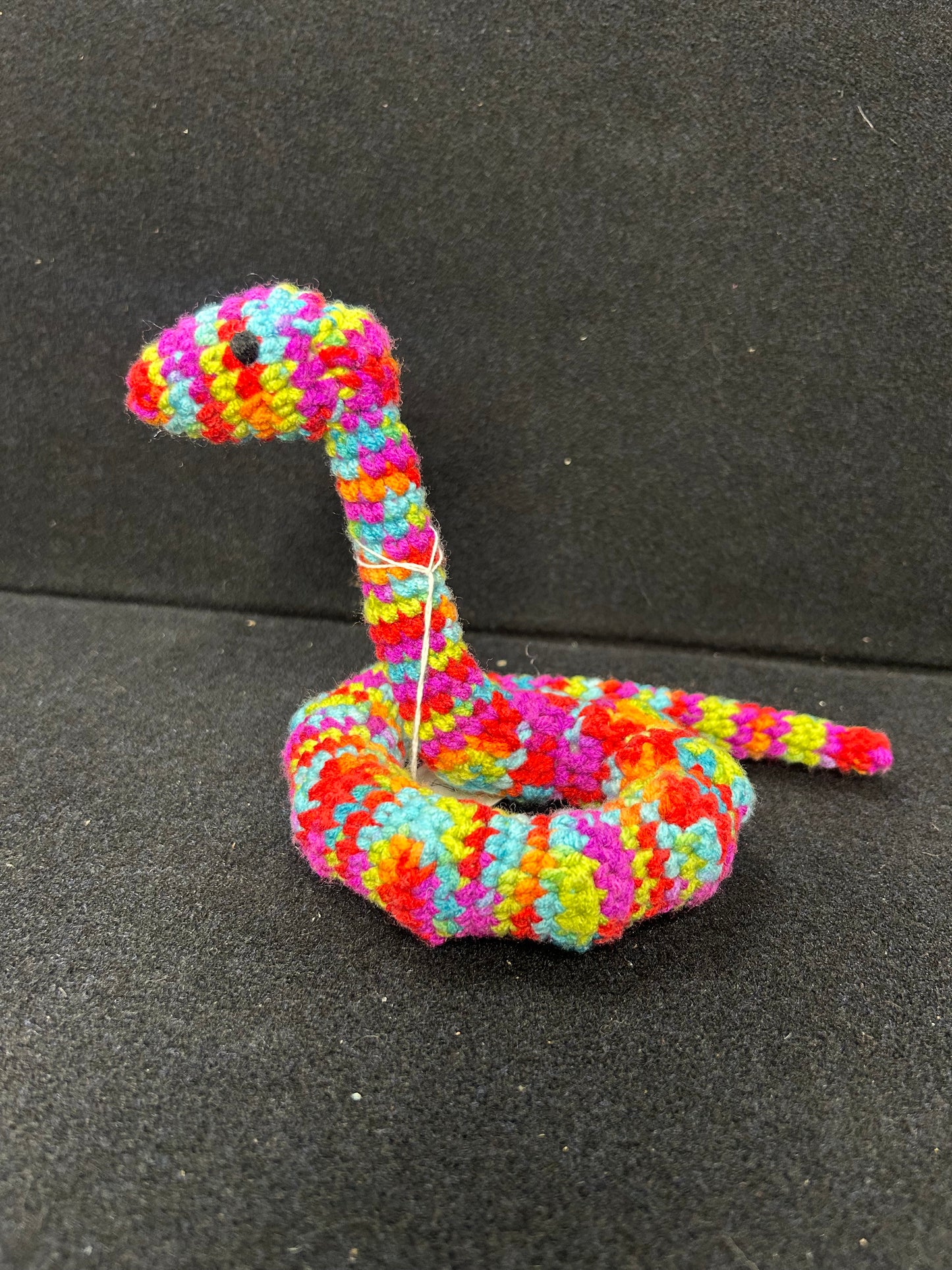 Multicolor Crochet Snake