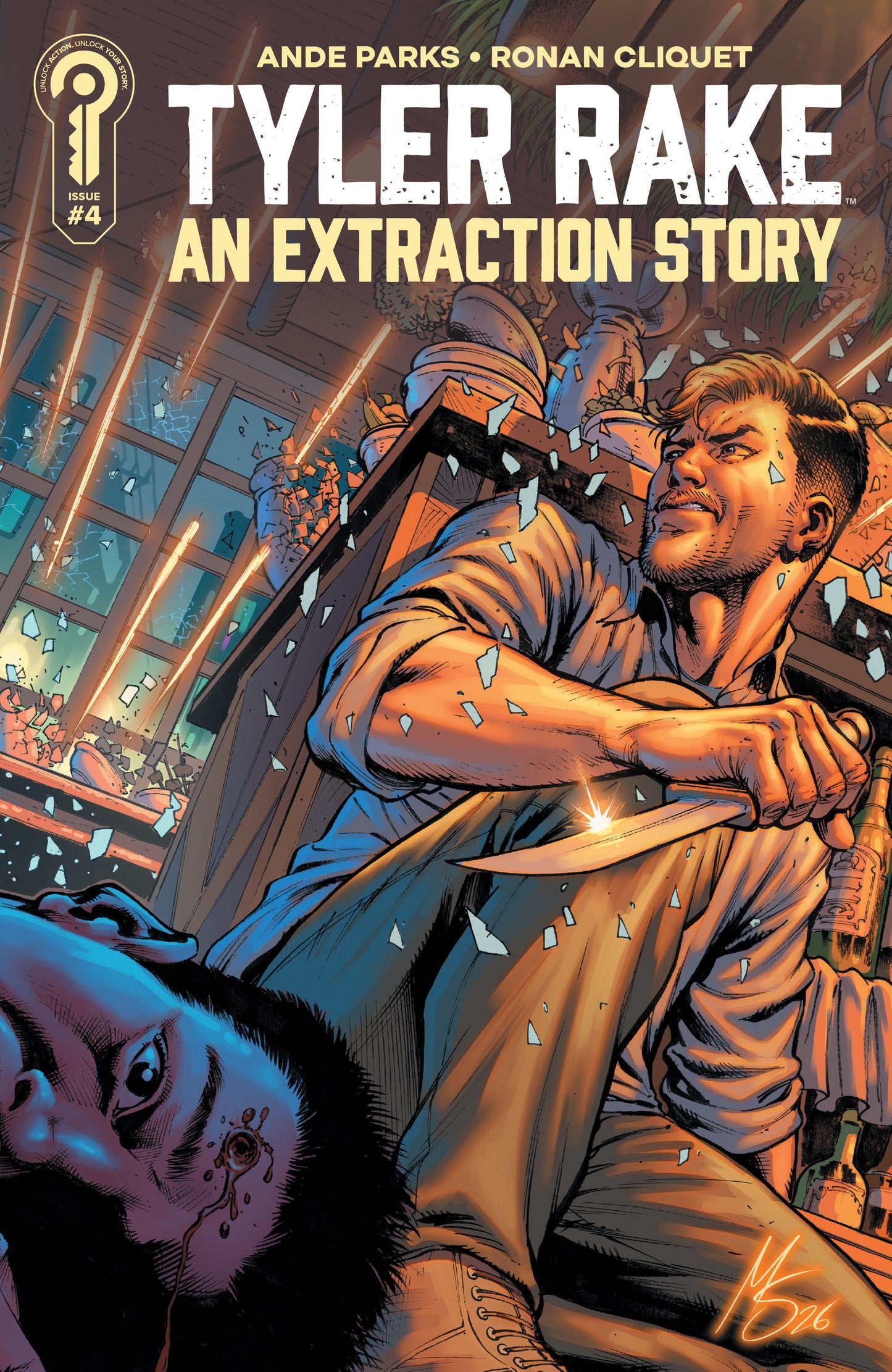 Tyler Rake: An Extraction Story #4 Cover B Marco Santucci (Pre-Order by 07/06/26 | Est. In-Store: 08/12/26 | Ships after release)