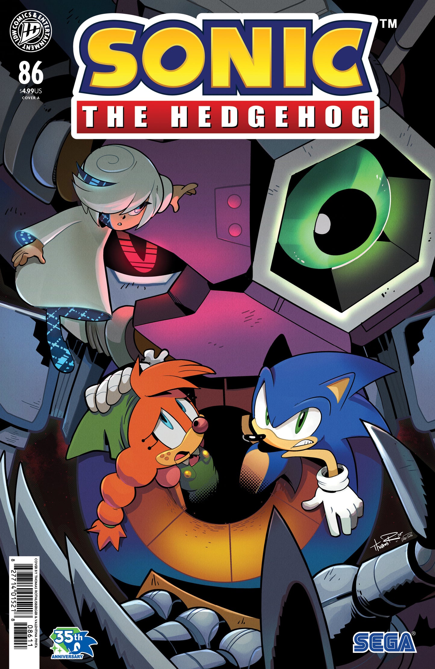 Sonic the Hedgehog #86 Cover A (Rothlisberger) (Order By 03/02/26) (Estimated In Store By 04/08/26)