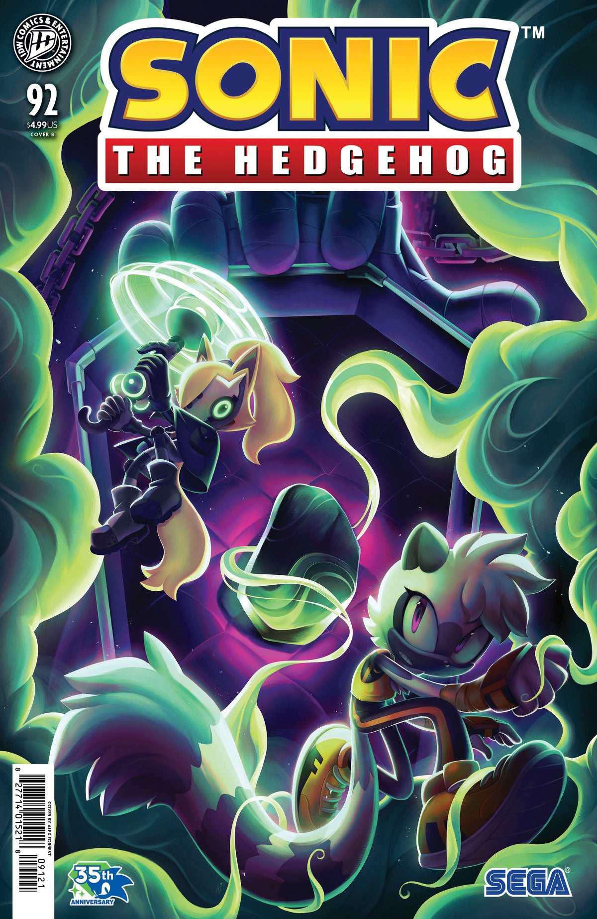 Sonic the Hedgehog #92 Variant B (Forrest) (Pre-Order by 10/26/26 | Est. In-Store: 12/09/26 | Ships after release)