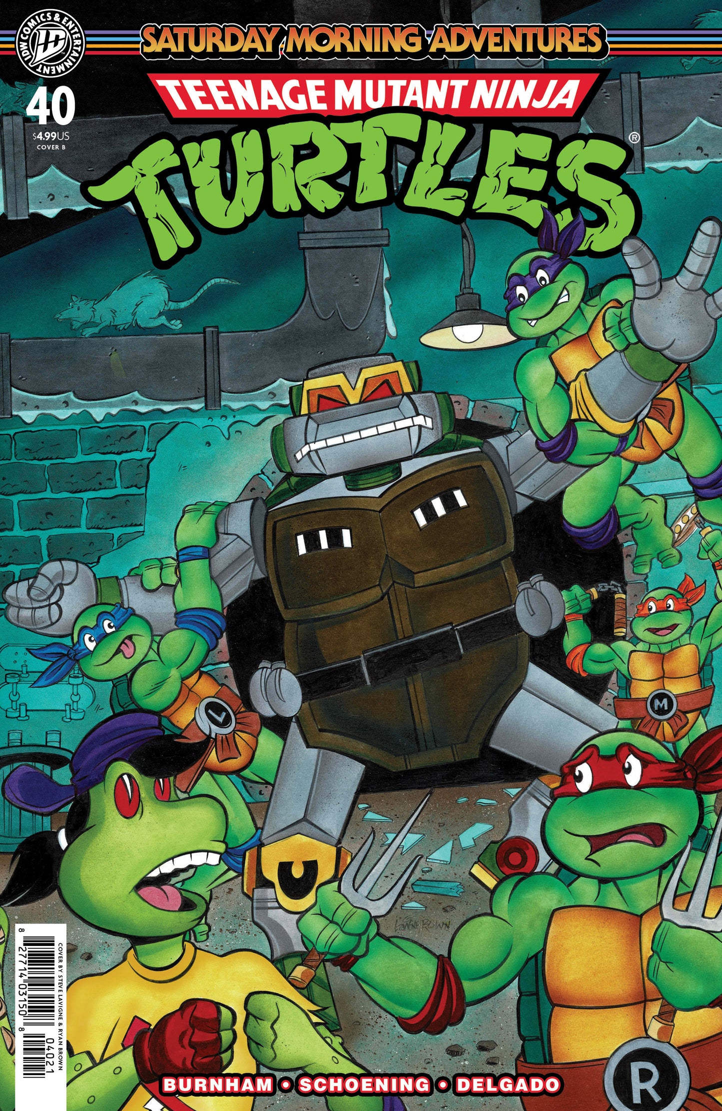 Teenage Mutant Ninja Turtles: Saturday Morning Adventures #40 Variant B (Lavigne) (Pre-Order by 07/20/26 | Est. In-Store: 08/26/26 | Ships after release)