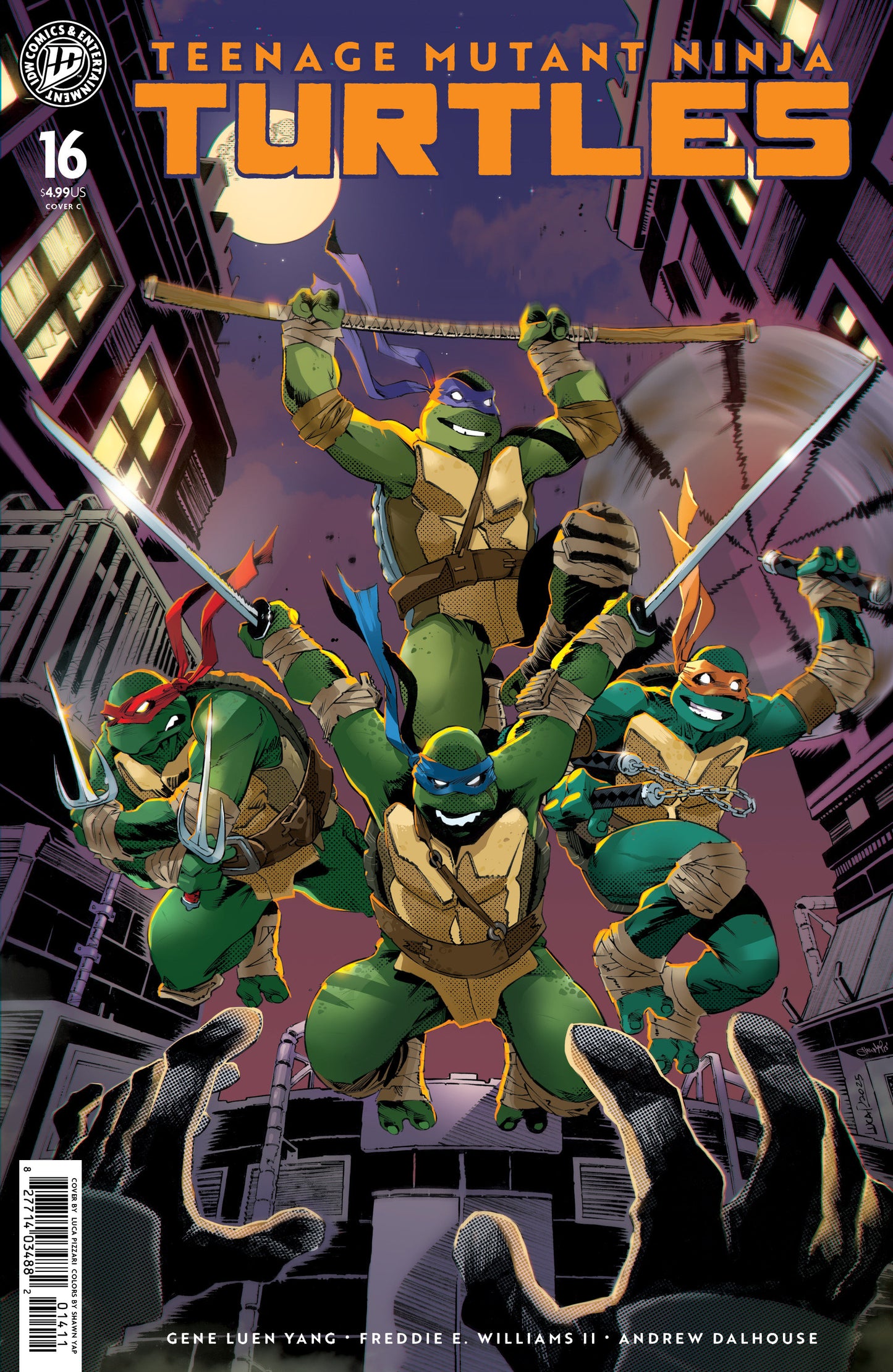 Teenage Mutant Ninja Turtles #16 Variant C (Pizzari) (Order By 02/02/26) (Estimated In Store By 03/11/26)