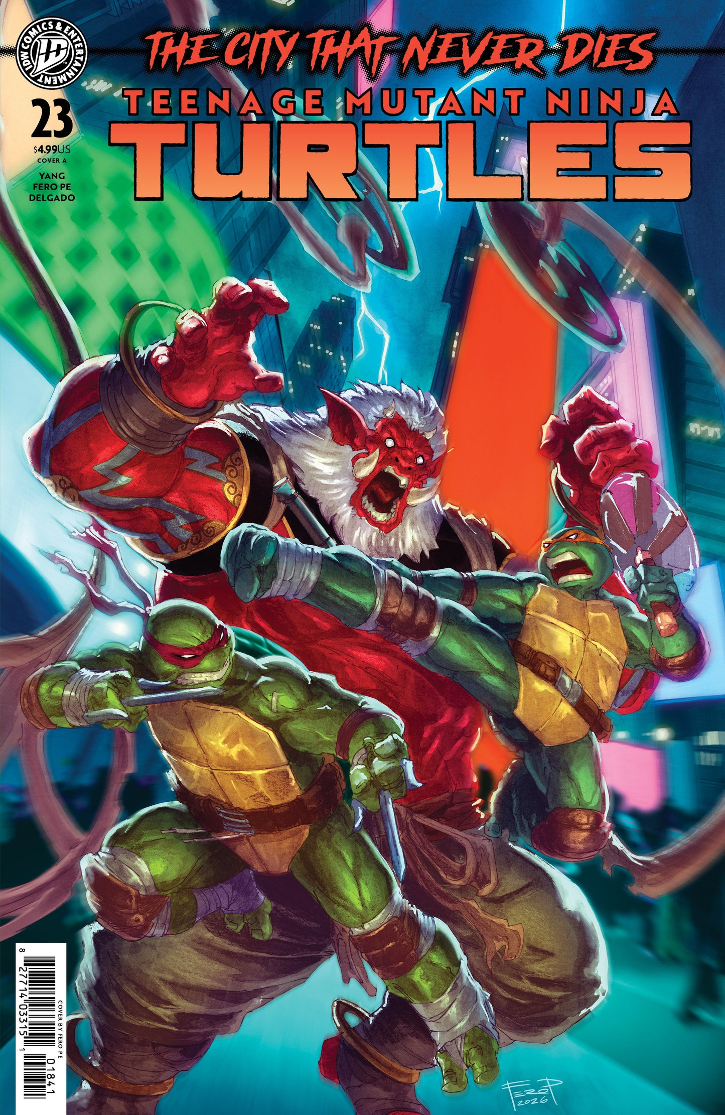 Teenage Mutant Ninja Turtles #23 Cover A (Pe) (Pre-Order by 09/07/26 | Est. In-Store: 10/14/26 | Ships after release)