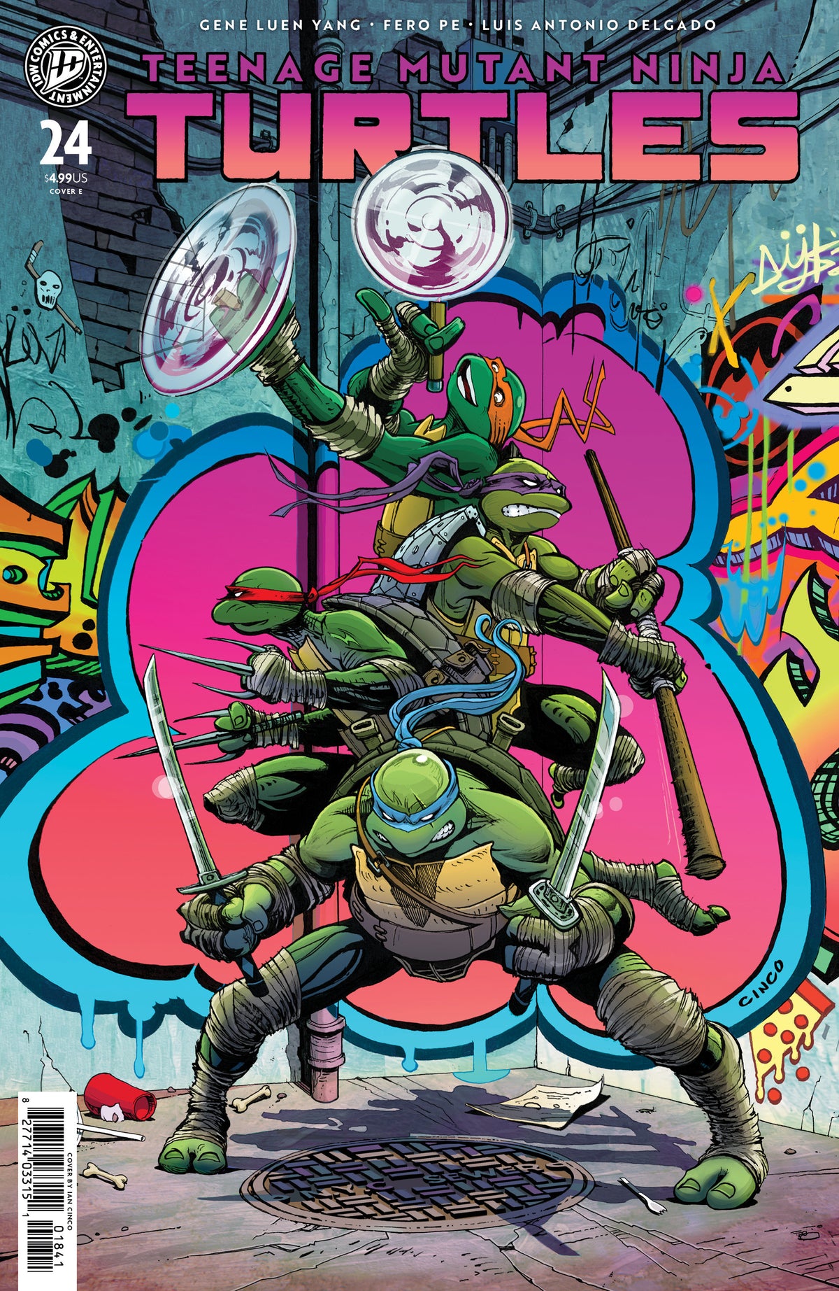 Teenage Mutant Ninja Turtles #24 Variant E (Cinco) (Pre-Order by 10/05/26 | Est. In-Store: 11/11/26 | Ships after release)