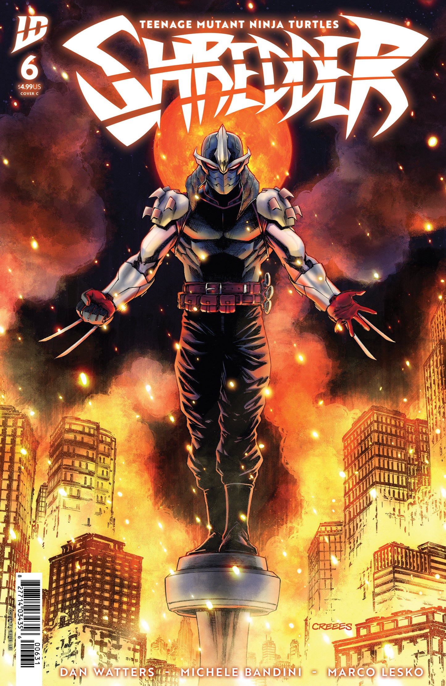 Teenage Mutant Ninja Turtles: Shredder #6 Variant C (Creees Lee) (Order By 02/09/26) (Estimated In Store By 03/18/26)