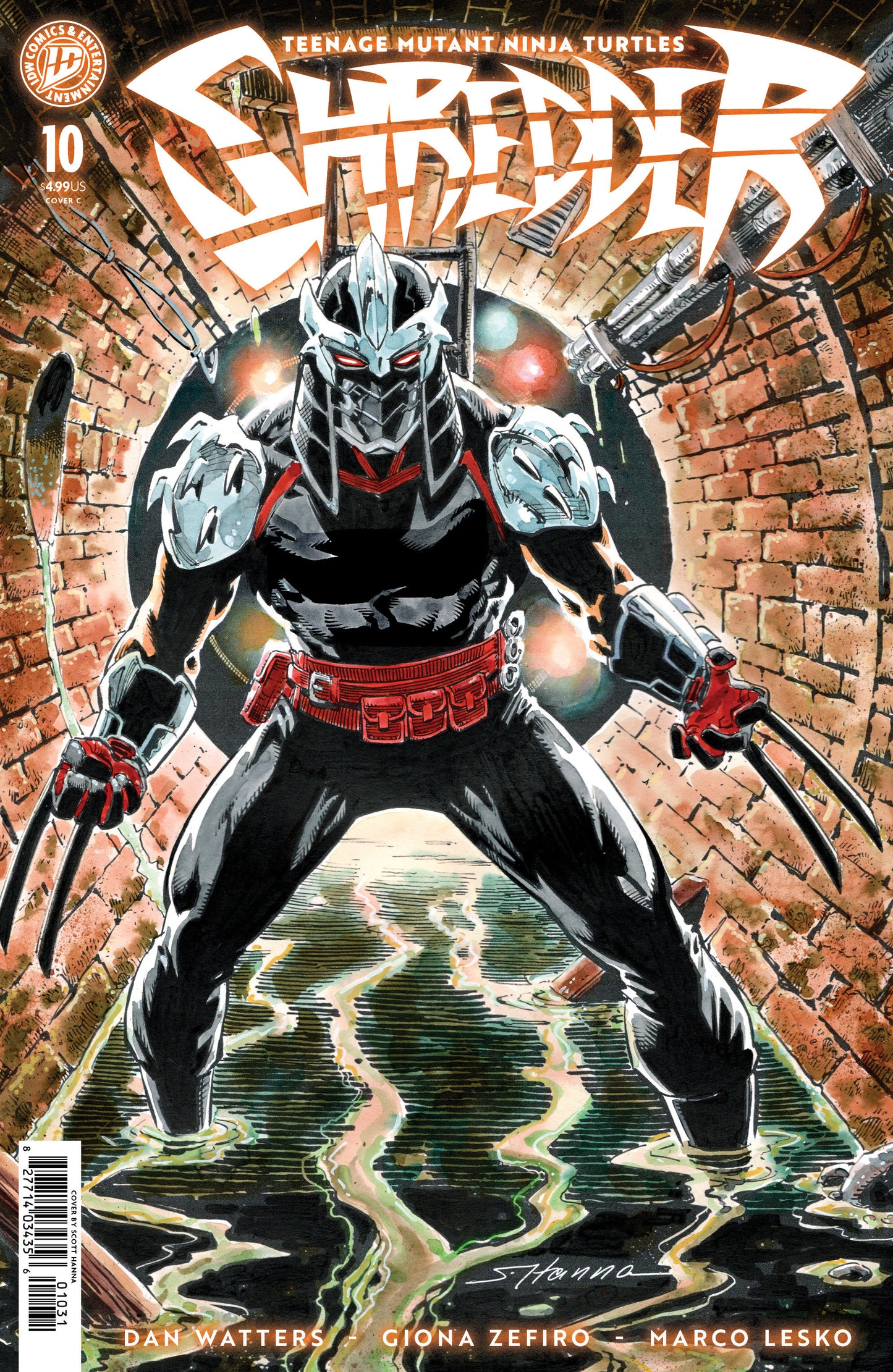 Teenage Mutant Ninja Turtles: Shredder #10 Variant C (Hanna) (Order By 06/08/26) (Estimated In Store By 07/15/26) (THIS ITEM IS A PRE-ORDER AND YOU WILL NOT RECEIVE IT UNTIL AFTER THE IN STORE DATE)
