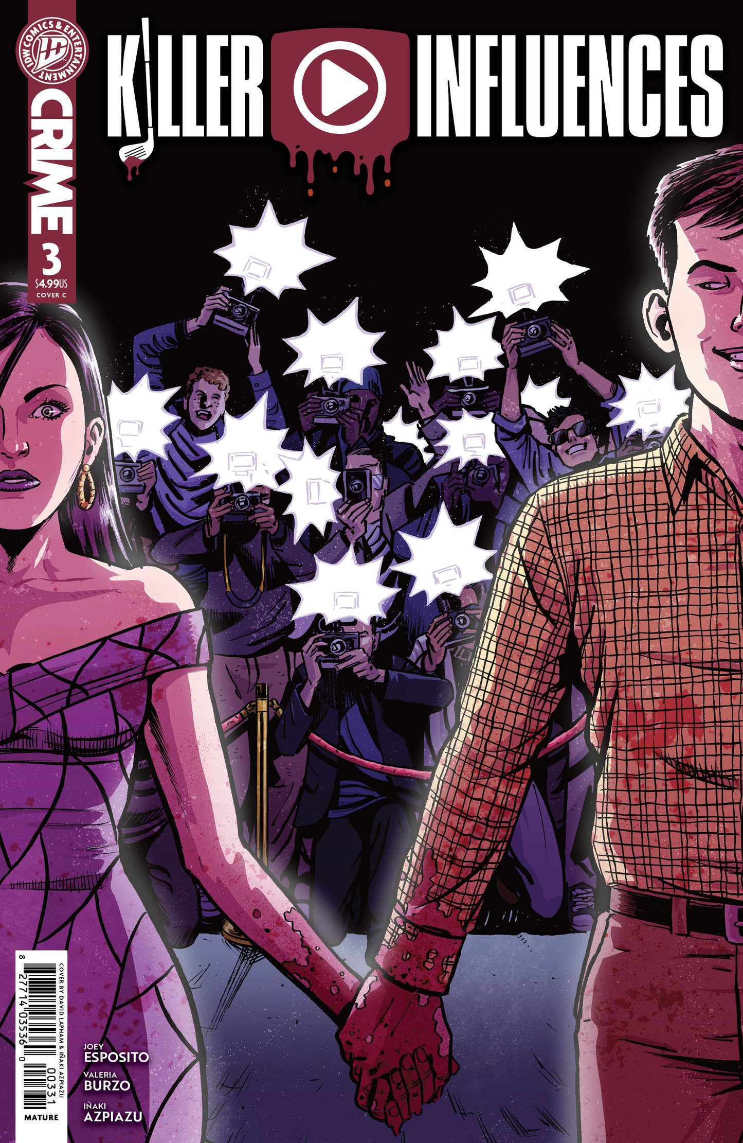 Killer Influences #3 Variant C (Lapham) (Pre-Order by 08/10/26 | Est. In-Store: 09/16/26 | Ships after release)