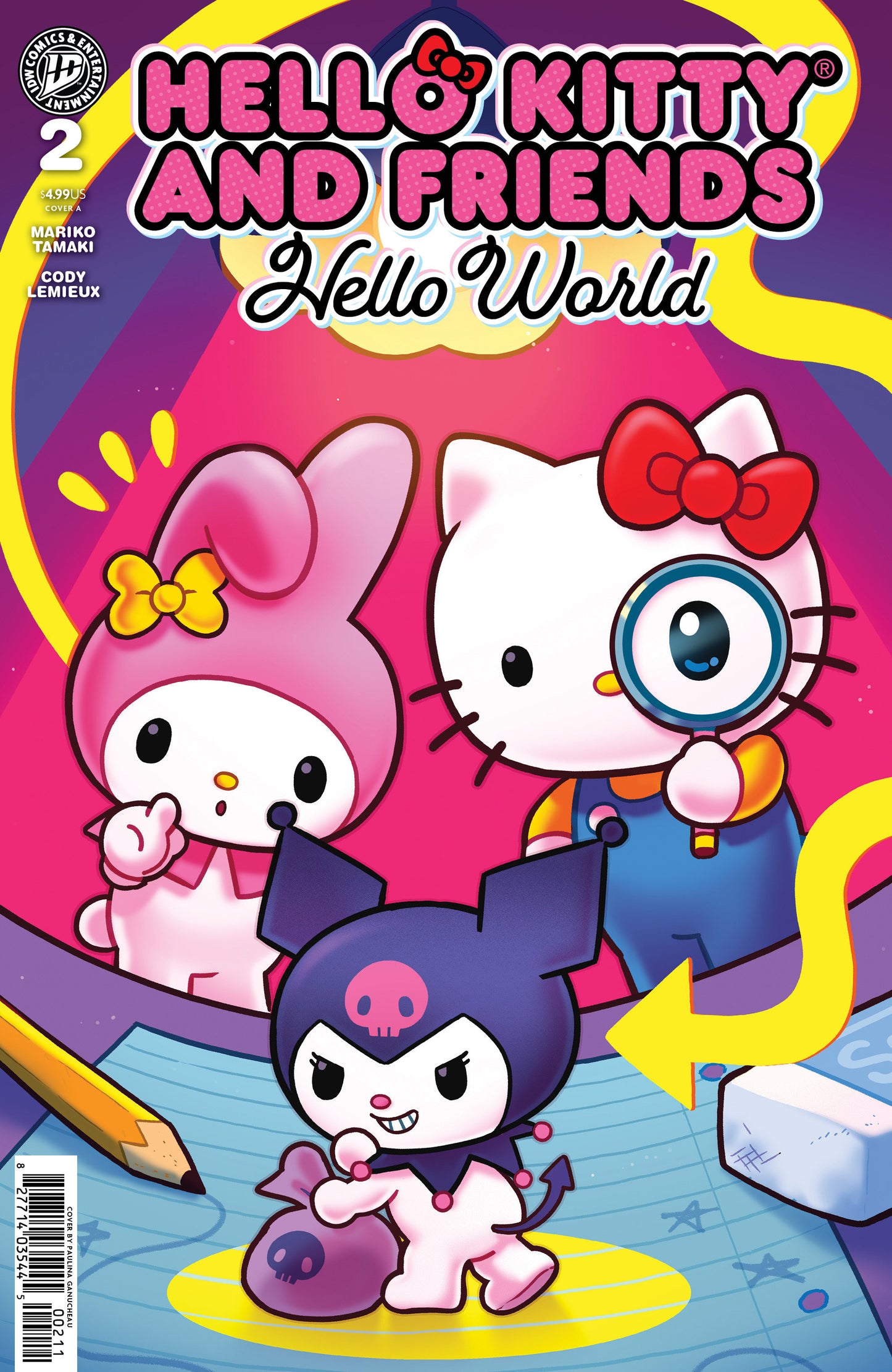 Hello Kitty and Friends: Hello World! #2 Cover A (Ganucheau) (Pre-Order by 08/24/26 | Est. In-Store: 09/30/26 | Ships after release)