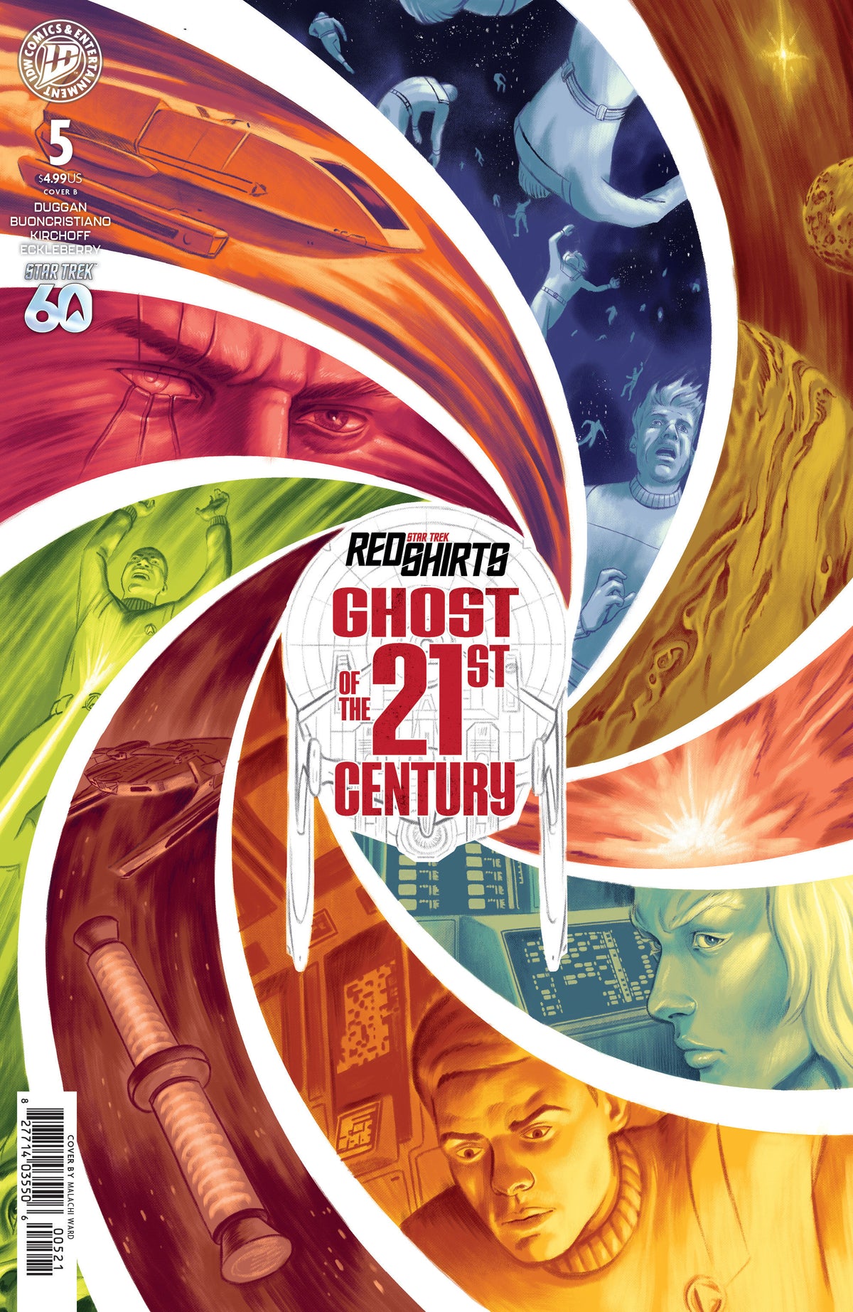 Star Trek: Red Shirts--Ghost of the 21st Century #5 Variant B (Ward) (Pre-Order by 10/26/26 | Est. In-Store: 12/09/26 | Ships after release)