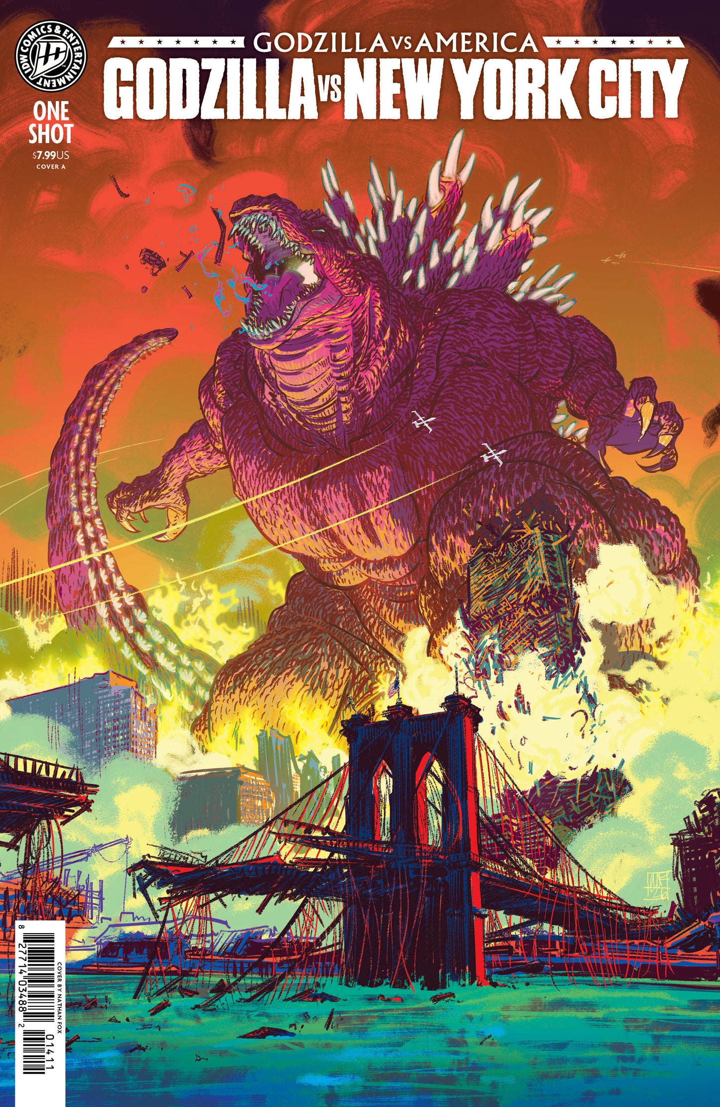 Godzilla Vs. America: New York City Cover A (Fox) (Pre-Order by 08/17/26 | Est. In-Store: 09/23/26 | Ships after release)