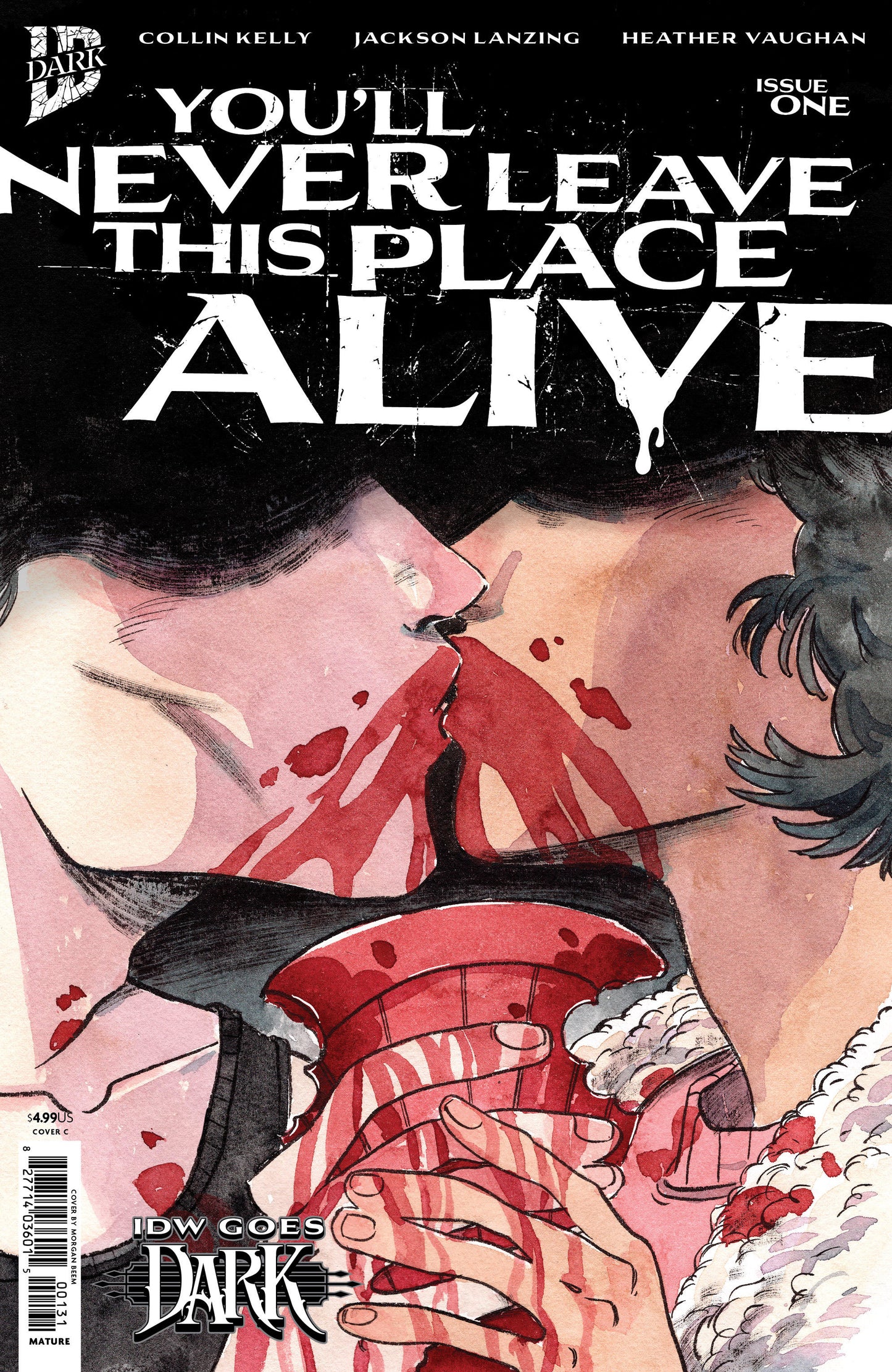 You'll Never Leave This Place Alive #1 Variant C (Beem IDW Goes Dark Variant) (Pre-Order by 09/07/26 | Est. In-Store: 10/14/26 | Ships after release)