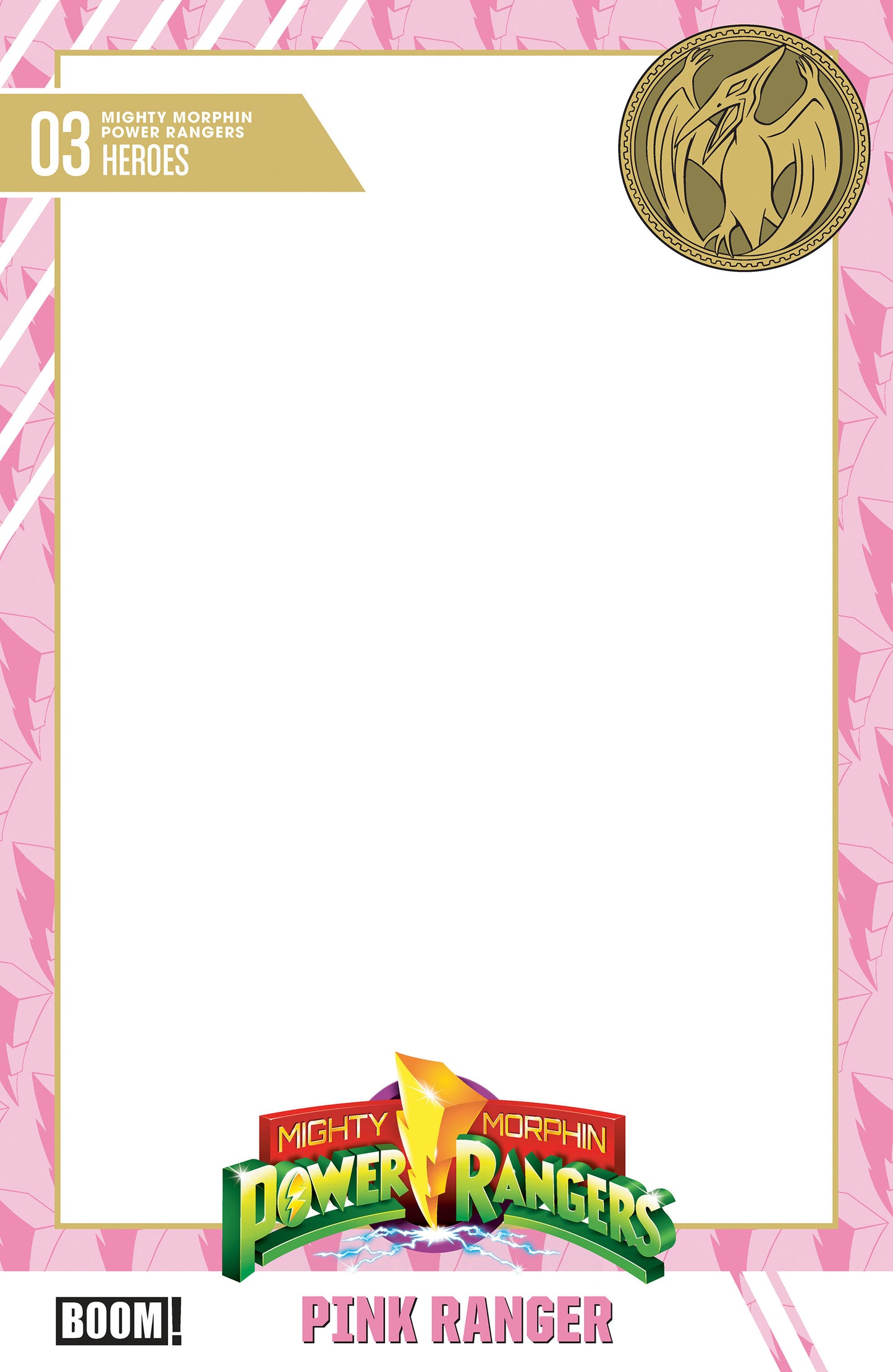 Mighty Morphin Power Rangers (2026) #3 D Trading Card Blank Sketch Variant (Pre-Order by 07/20/26 | Est. In-Store: 08/26/26 | Ships after release)