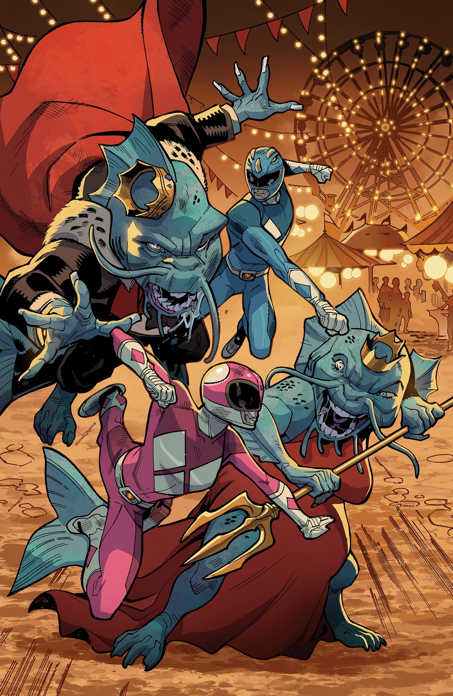 Mighty Morphin Power Rangers (2026) #4 E Foil Variant (Full Art, Foil, Balám) (Pre-Order by 08/24/26 | Est. In-Store: 09/30/26 | Ships after release)