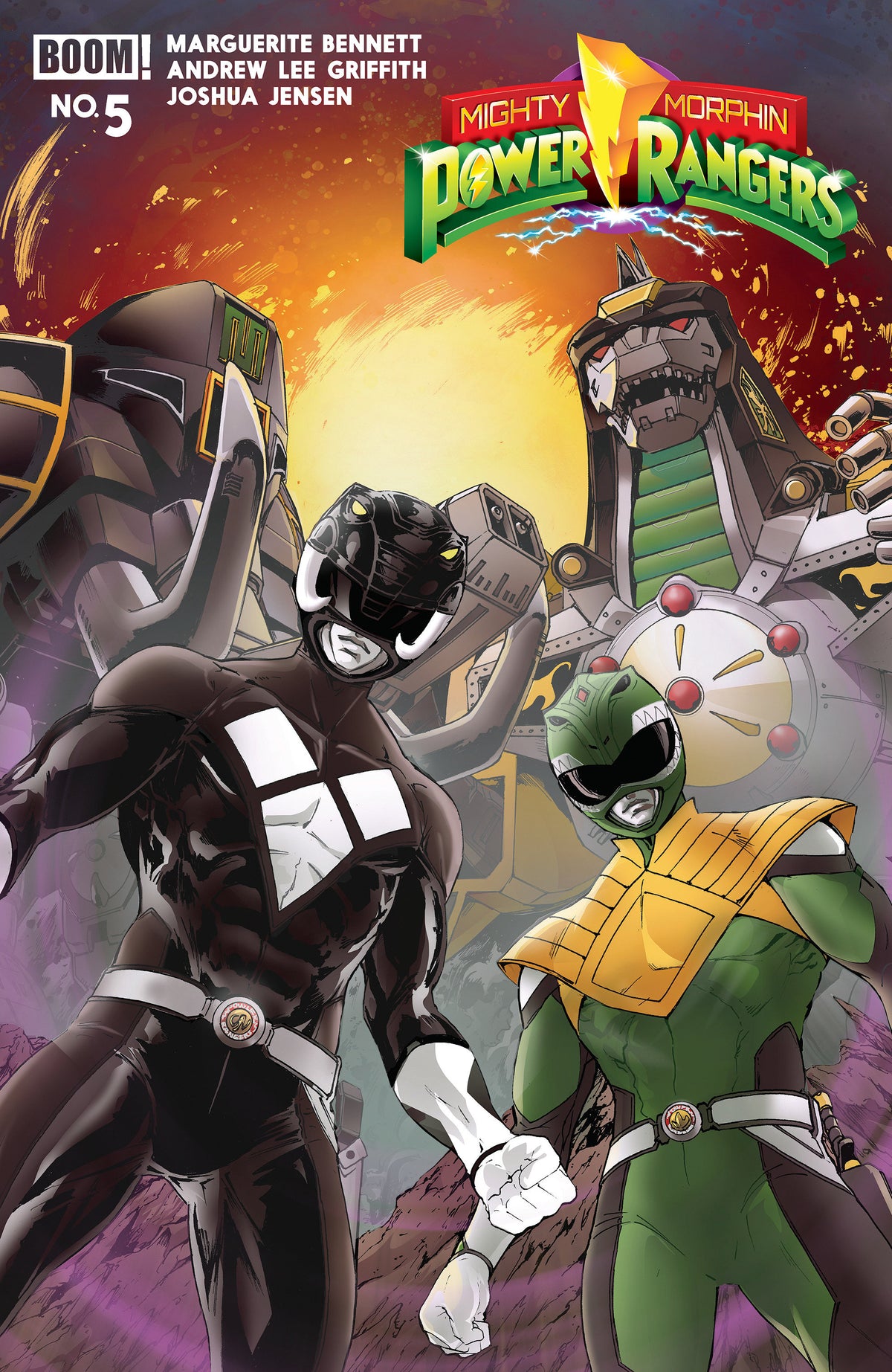 Mighty Morphin Power Rangers (2026) #5 B Variant (Dressed, Griffith) (Pre-Order by 09/21/26 | Est. In-Store: 10/28/26 | Ships after release)