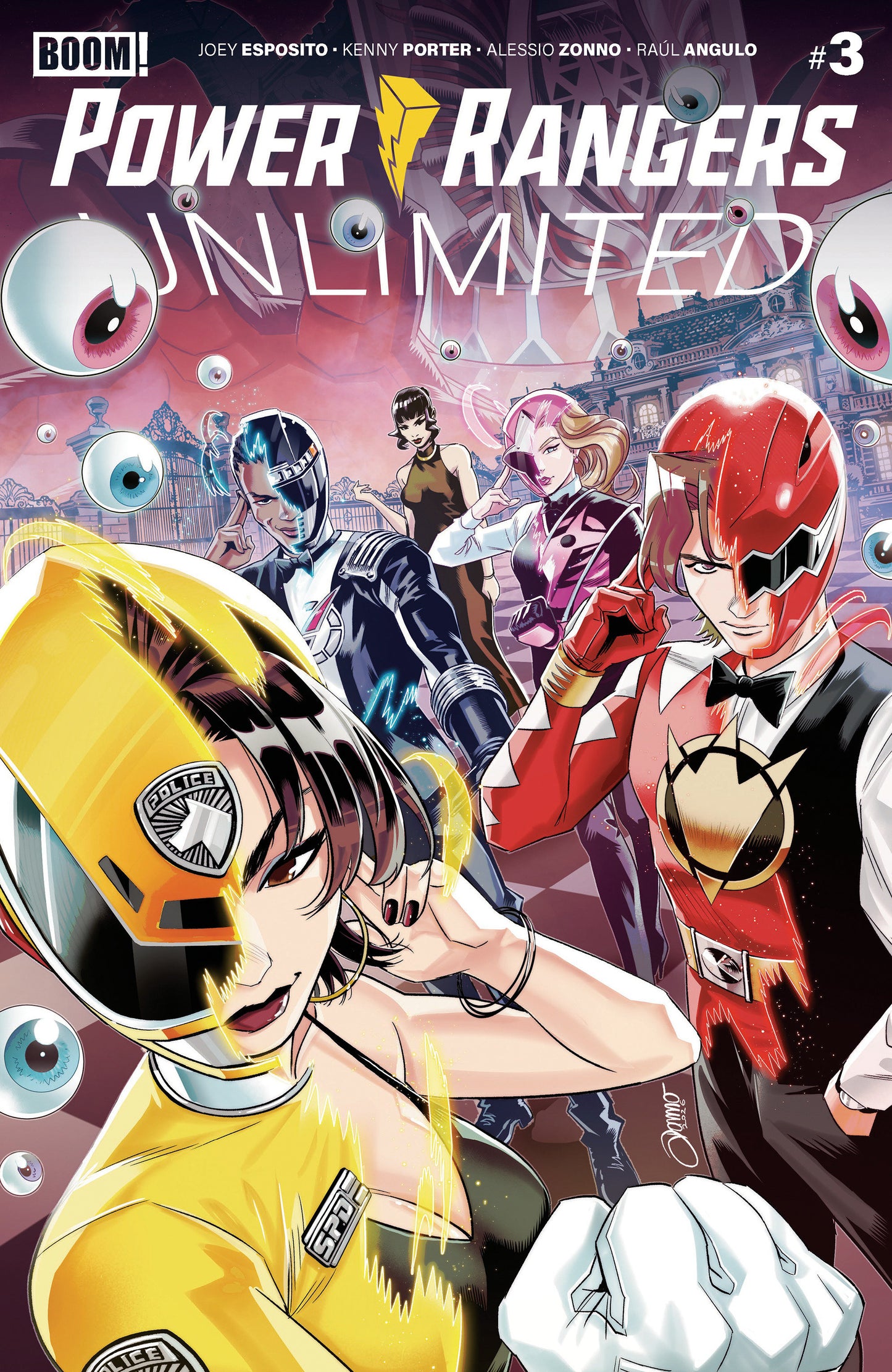 Power Rangers Unlimited #3 A Main (Dressed, Zonno) (Pre-Order by 08/10/26 | Est. In-Store: 09/16/26 | Ships after release)