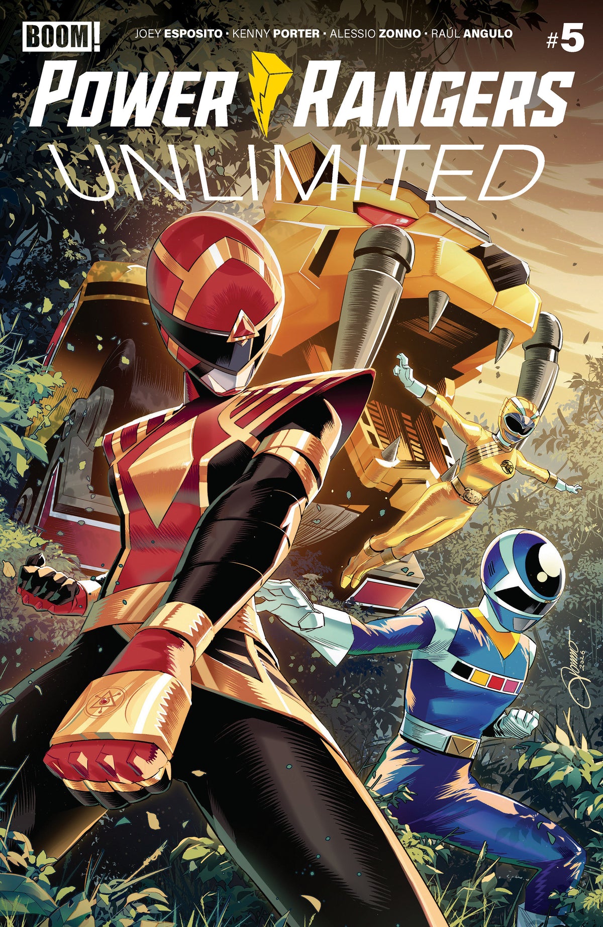 Power Rangers Unlimited #5 A Main (Dressed, Zonno) (Pre-Order by 10/05/26 | Est. In-Store: 11/11/26 | Ships after release)